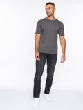 Crosshatch Mens Malcolm Slim Fit Jeans Black Wash