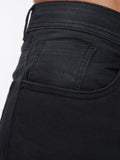 Crosshatch Mens Malcolm Slim Fit Jeans Black Wash