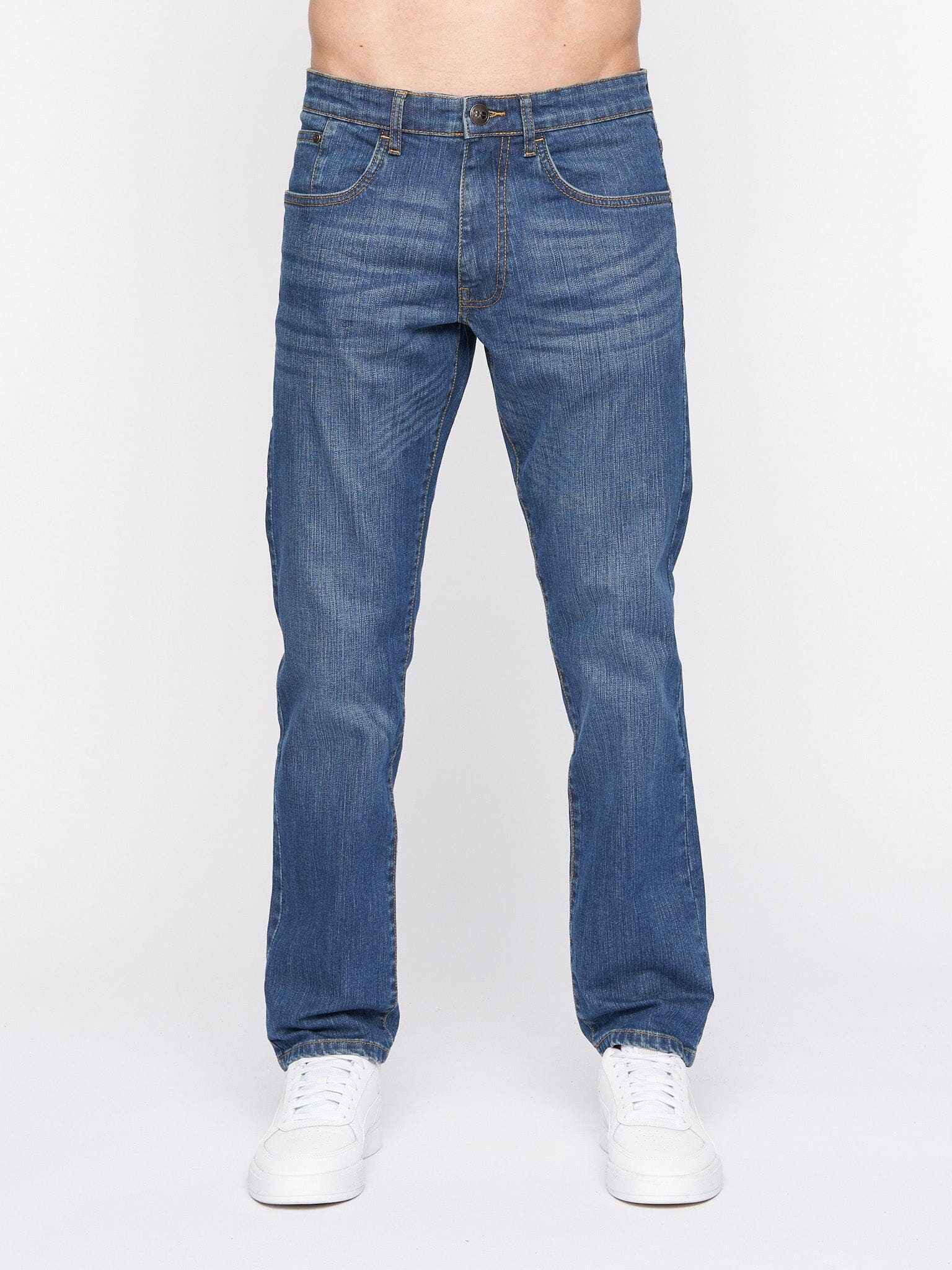 Bandol Straight Leg Jeans Stone Wash