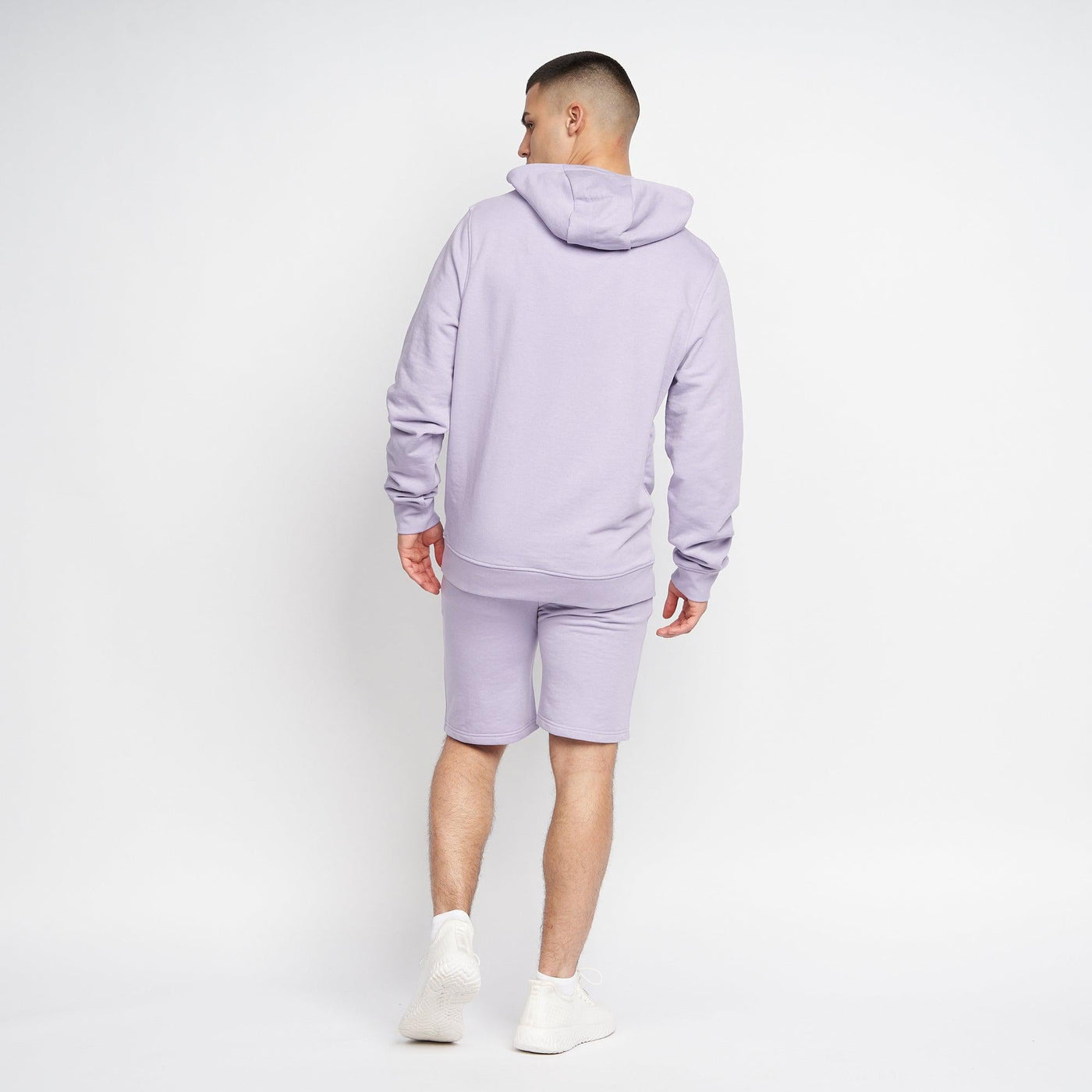 Crosshatch Mens Zieman Hoodie Light Purple