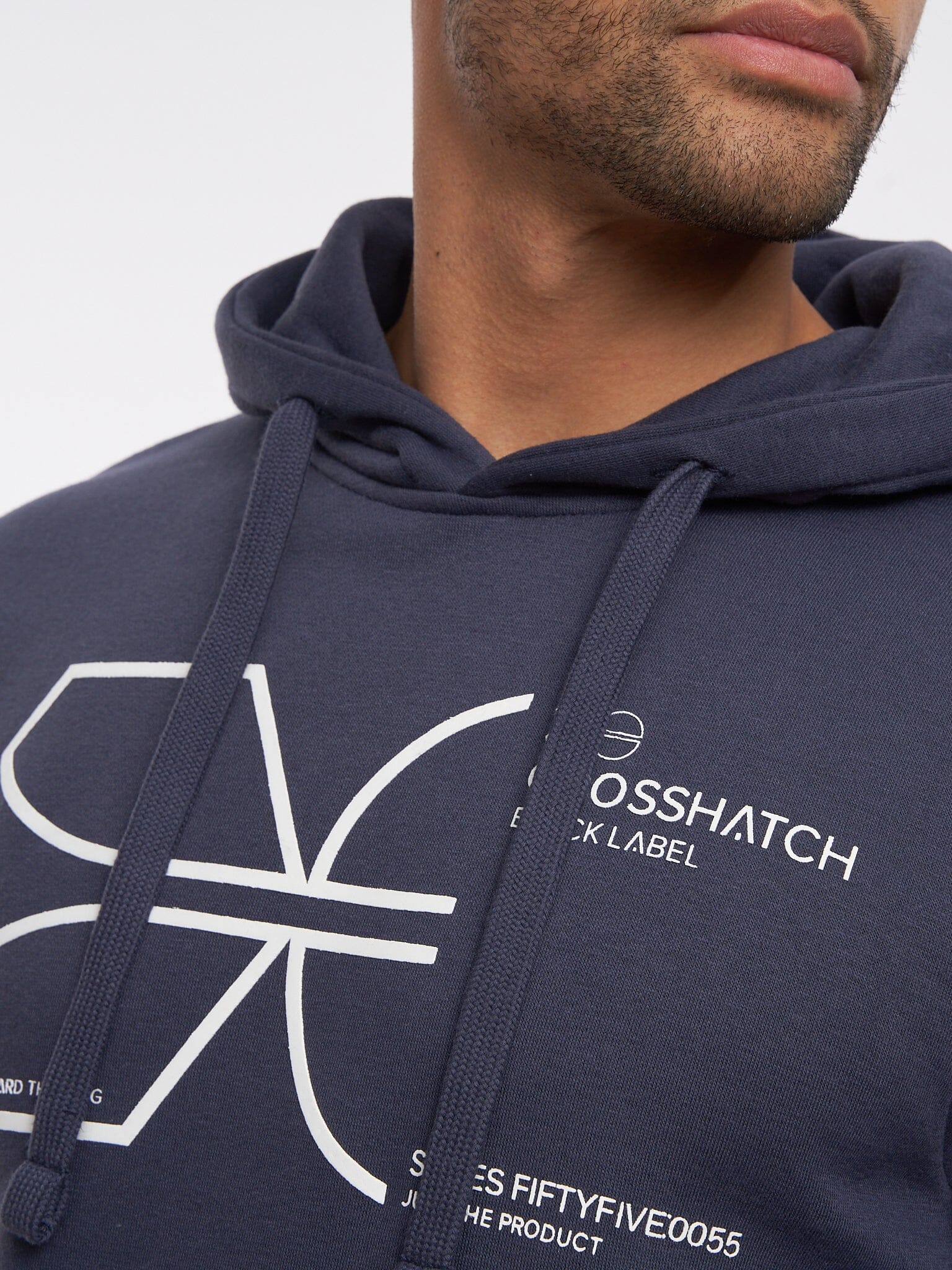 Cutups Hoodie Navy