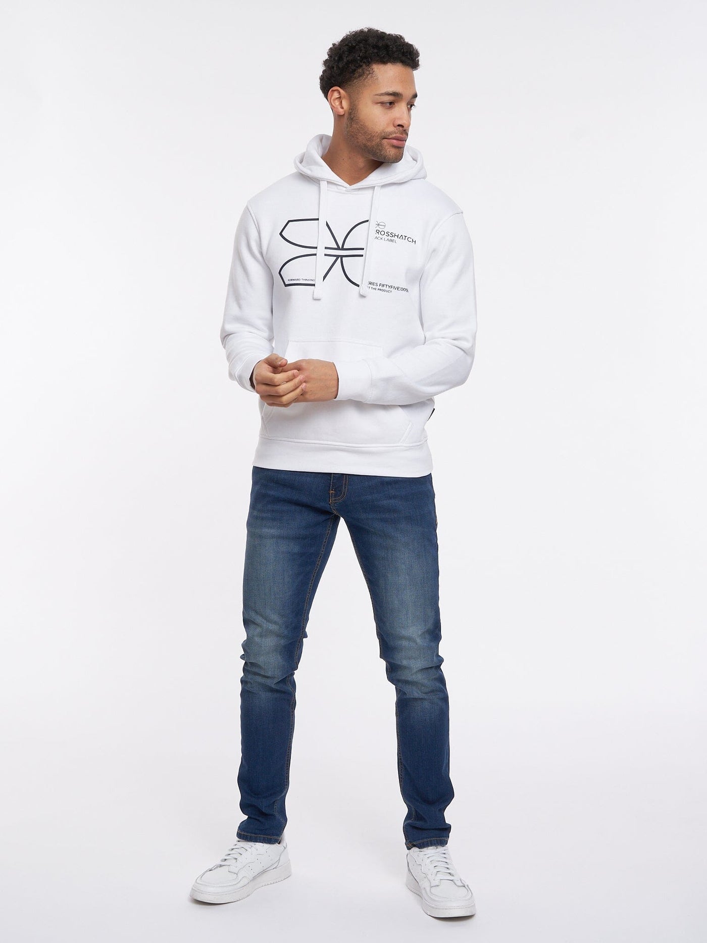 Cutups Hoodie White