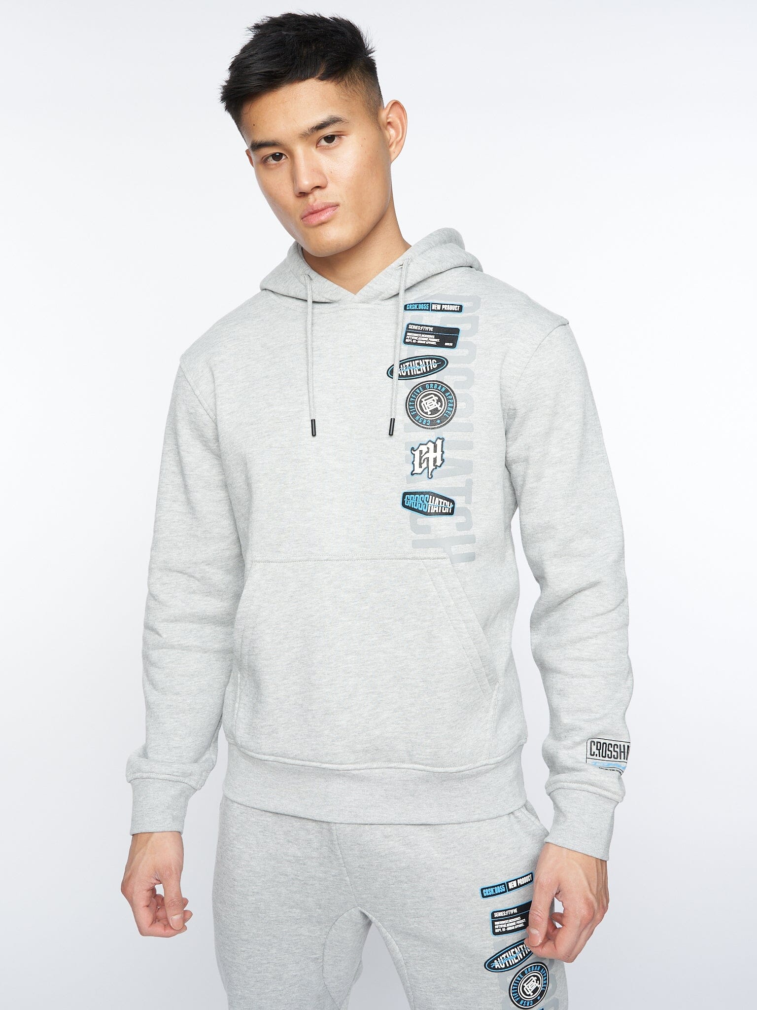 Pepperhill Hoodie Light Grey Marl