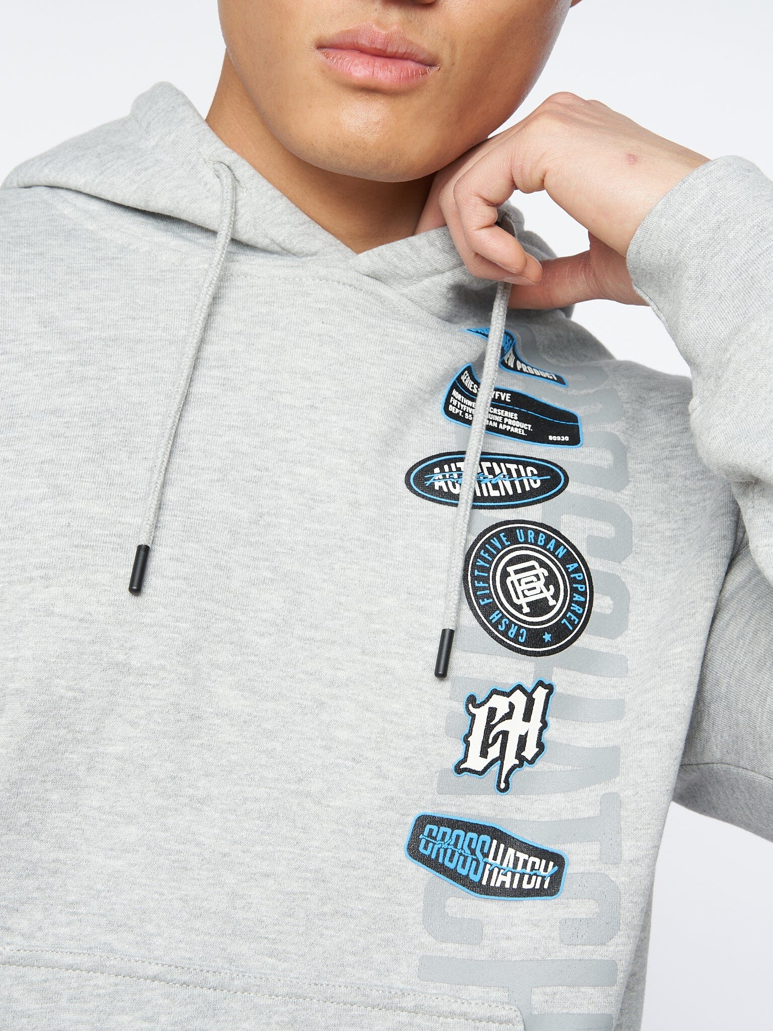 Pepperhill Hoodie Light Grey Marl