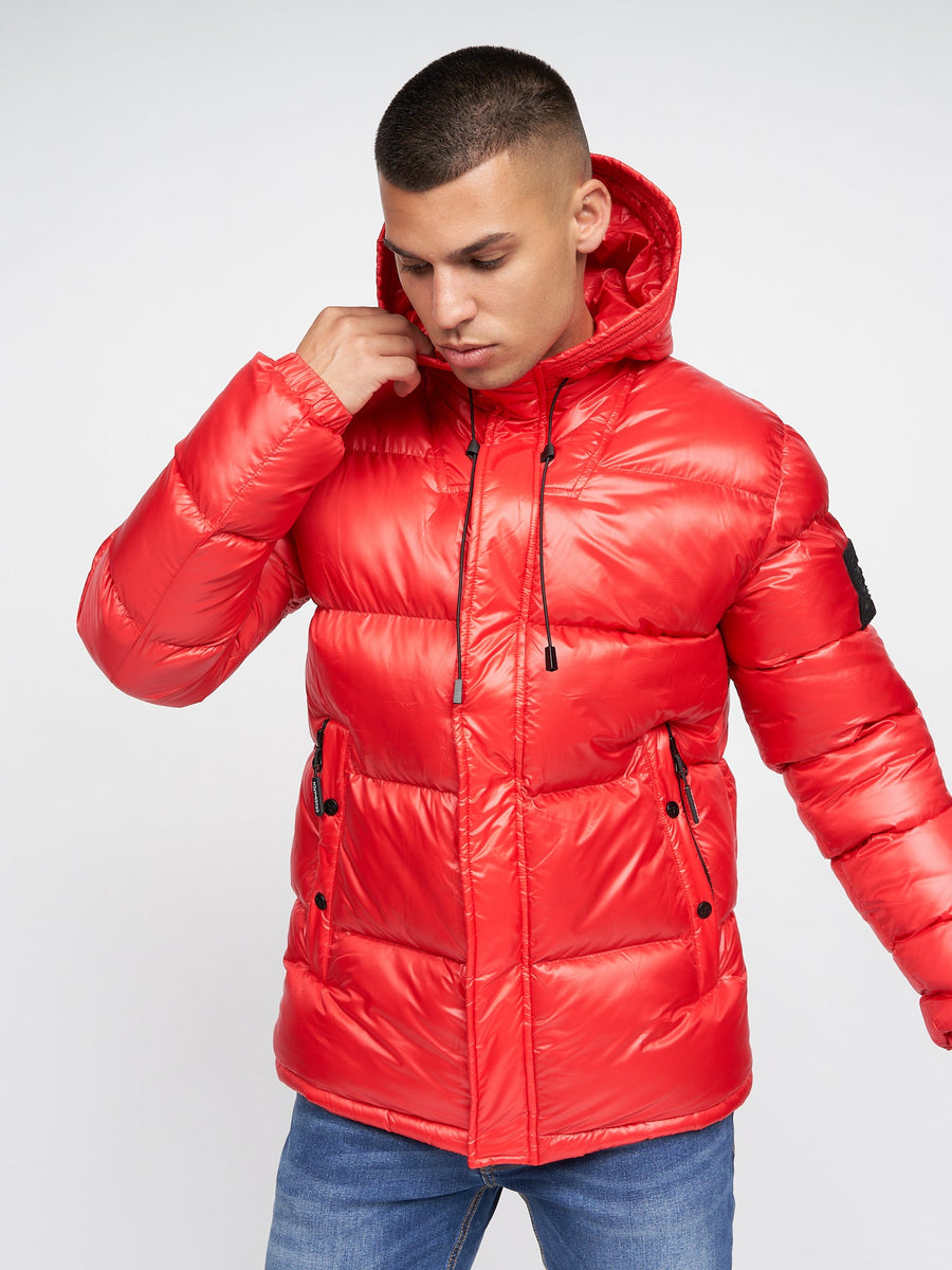 Crosswell High Shine Jacket Red