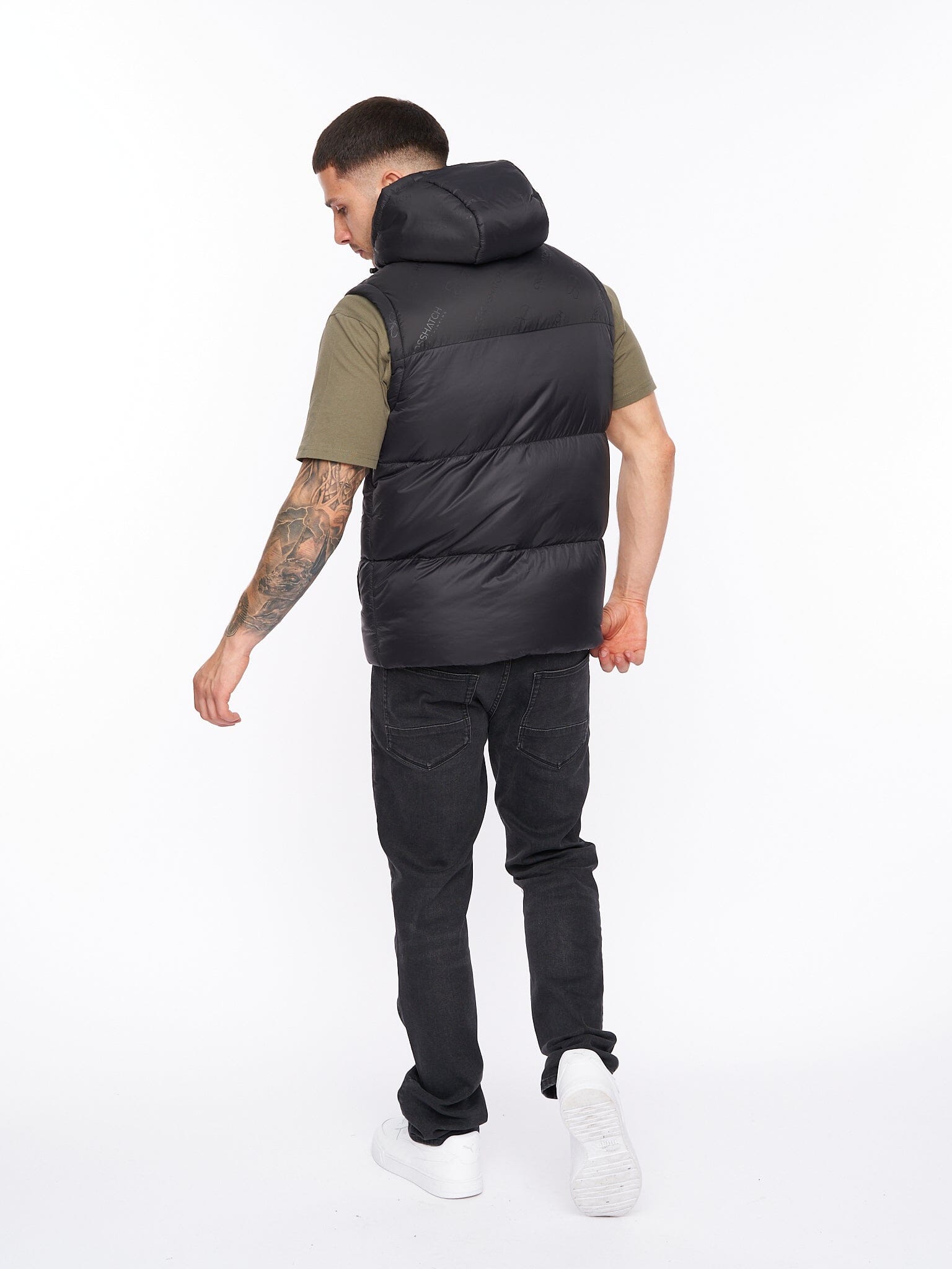 Chemerley Hooded Gilet Black