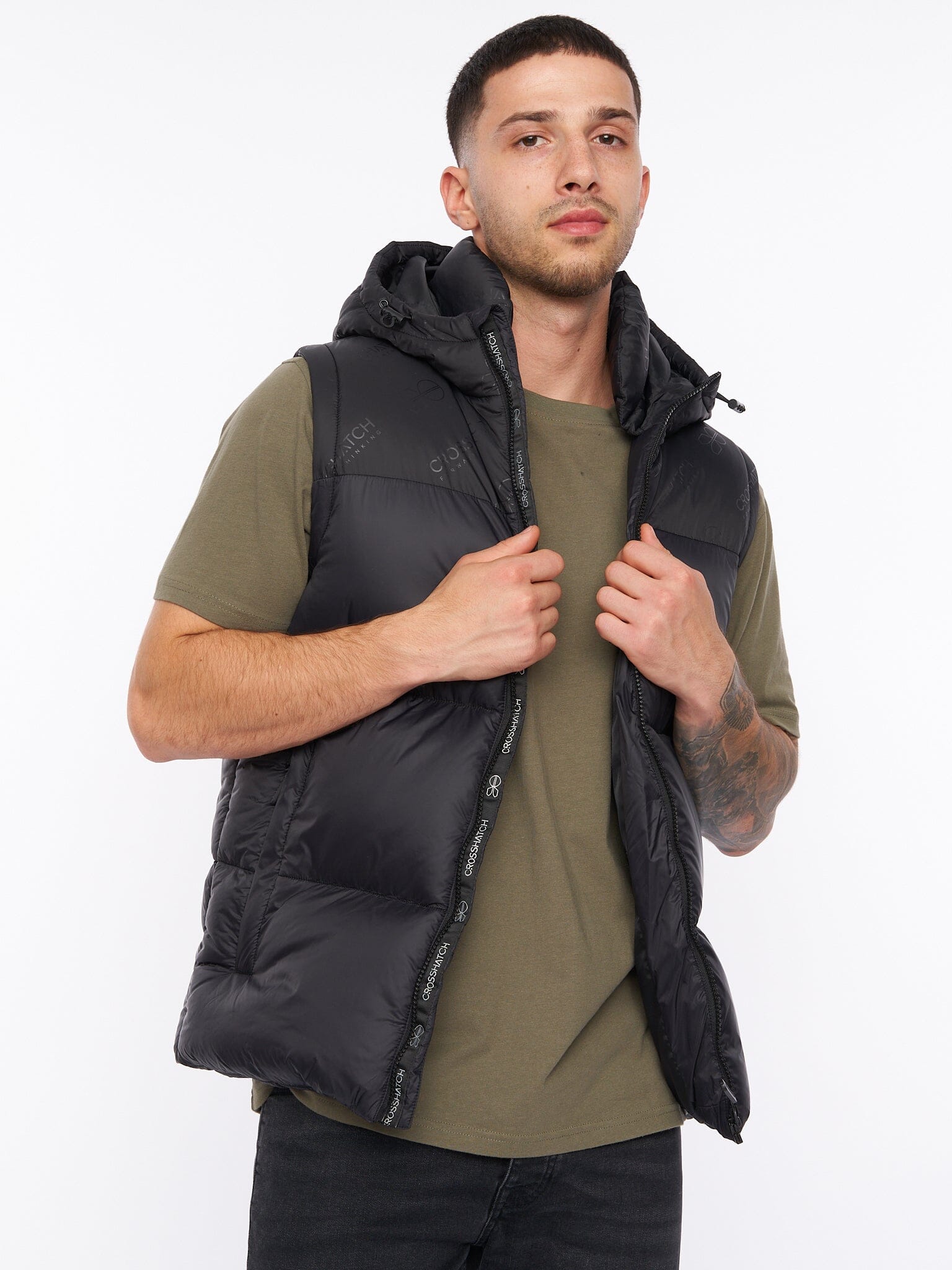 Chemerley Hooded Gilet Black