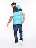 Chemerley Hooded Gilet Turquoise