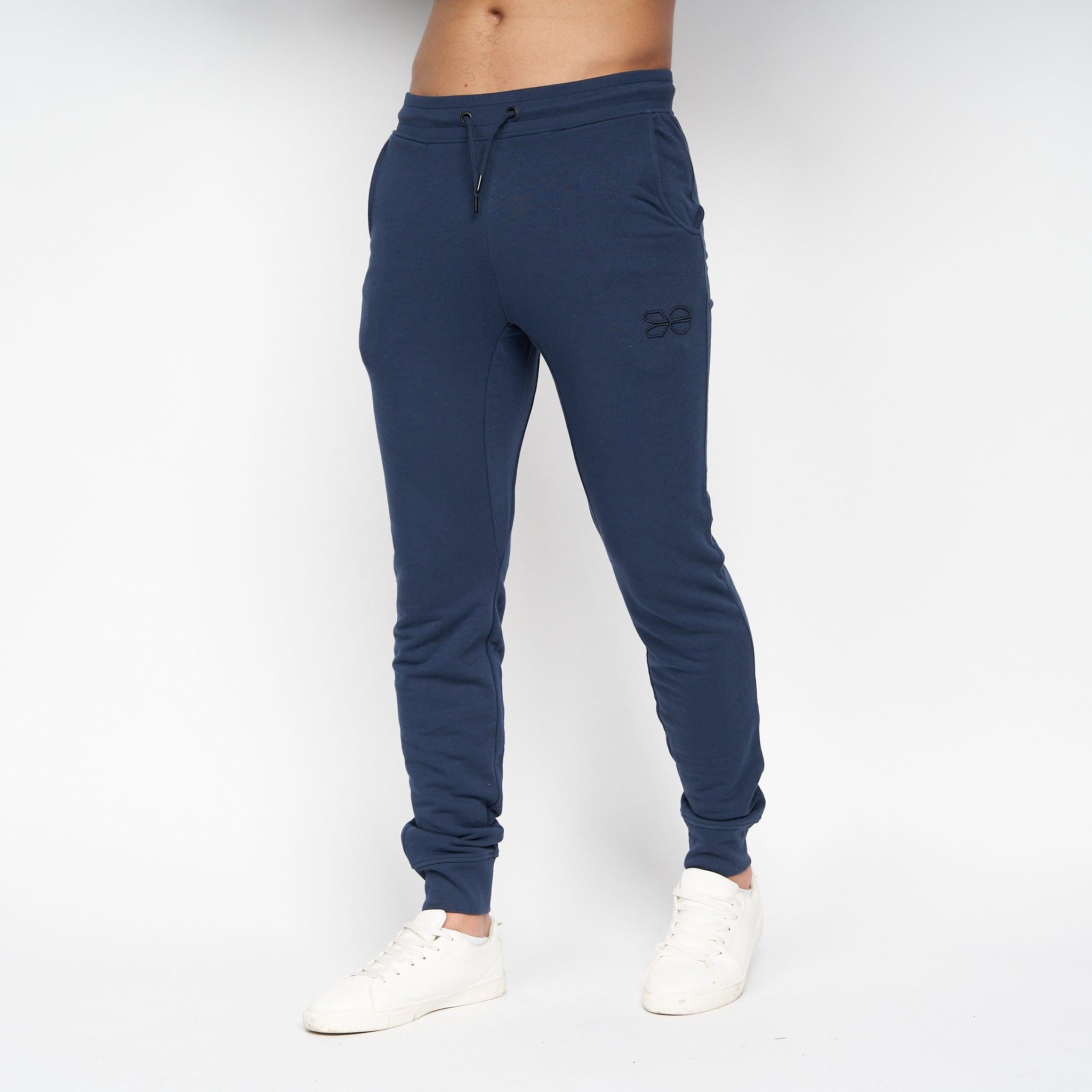 Crosshatch Mens Karmon Joggers Navy