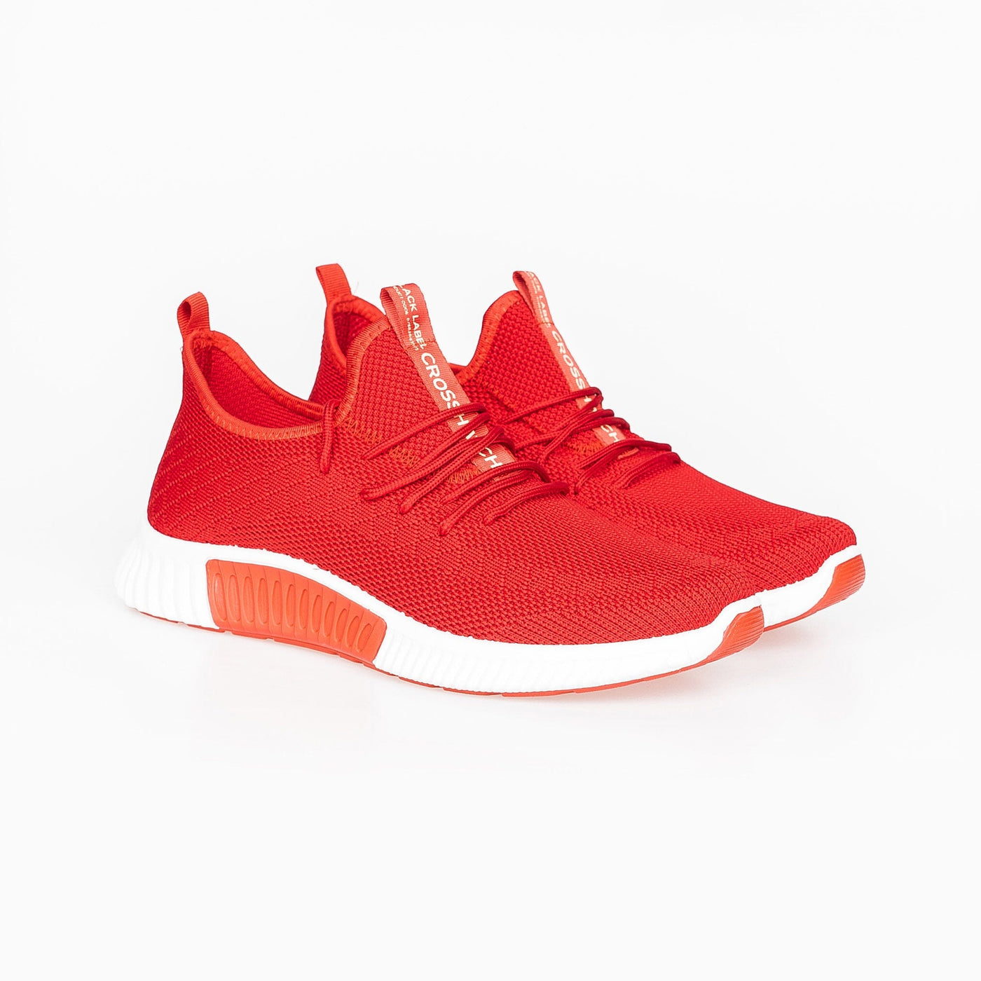 Crosshatch Mens Rideout Trainers Red