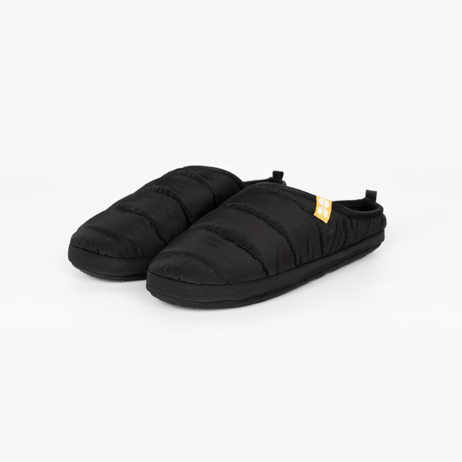 Crosshatch Mens Padfoot Slippers Black