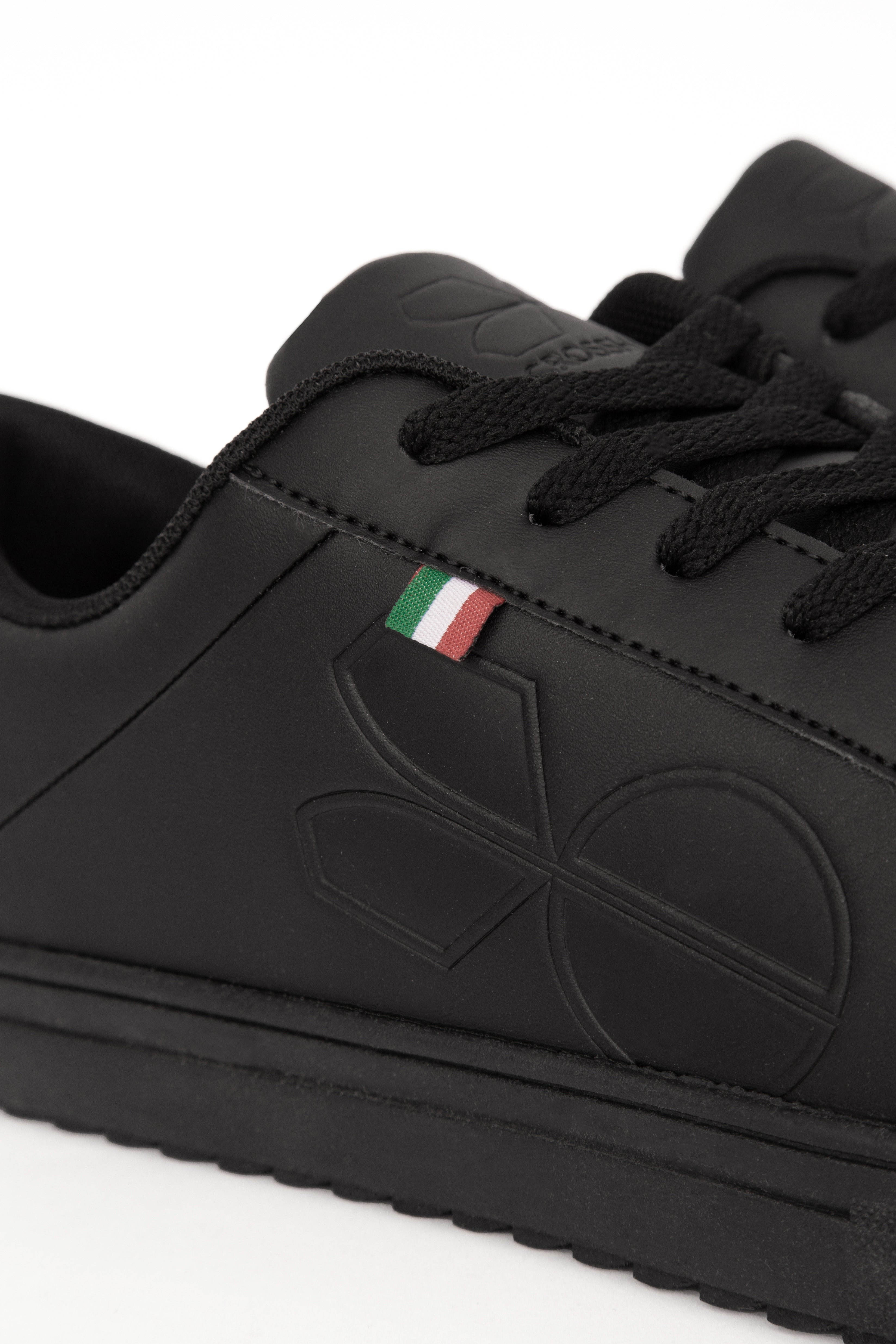 Crosshatch Mens Gleaton Trainers Black
