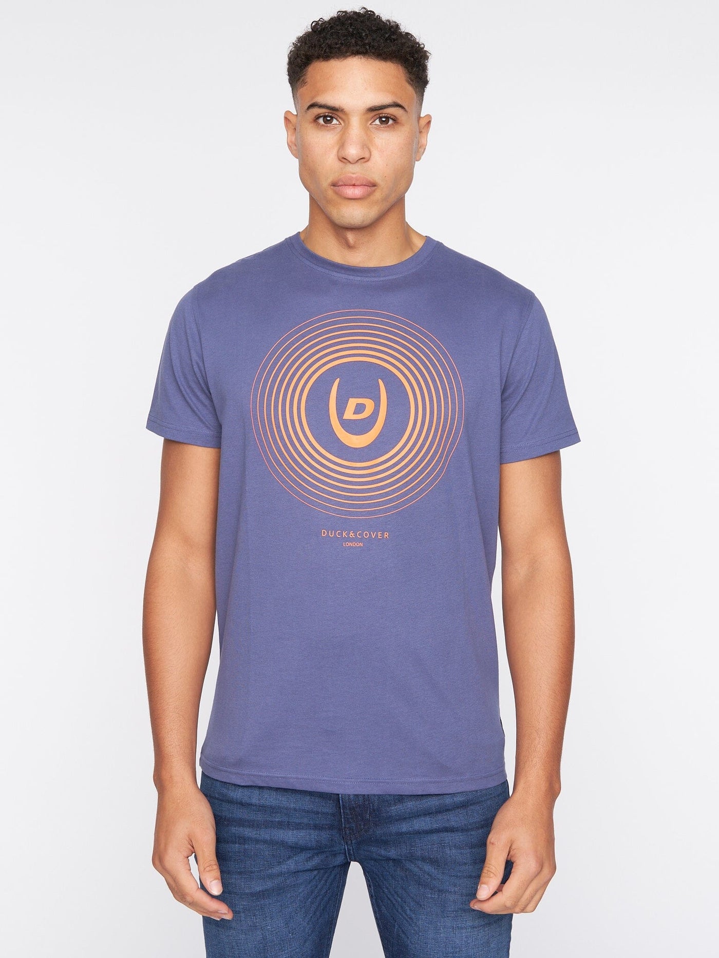 Zoomout T-Shirt Denim Blue