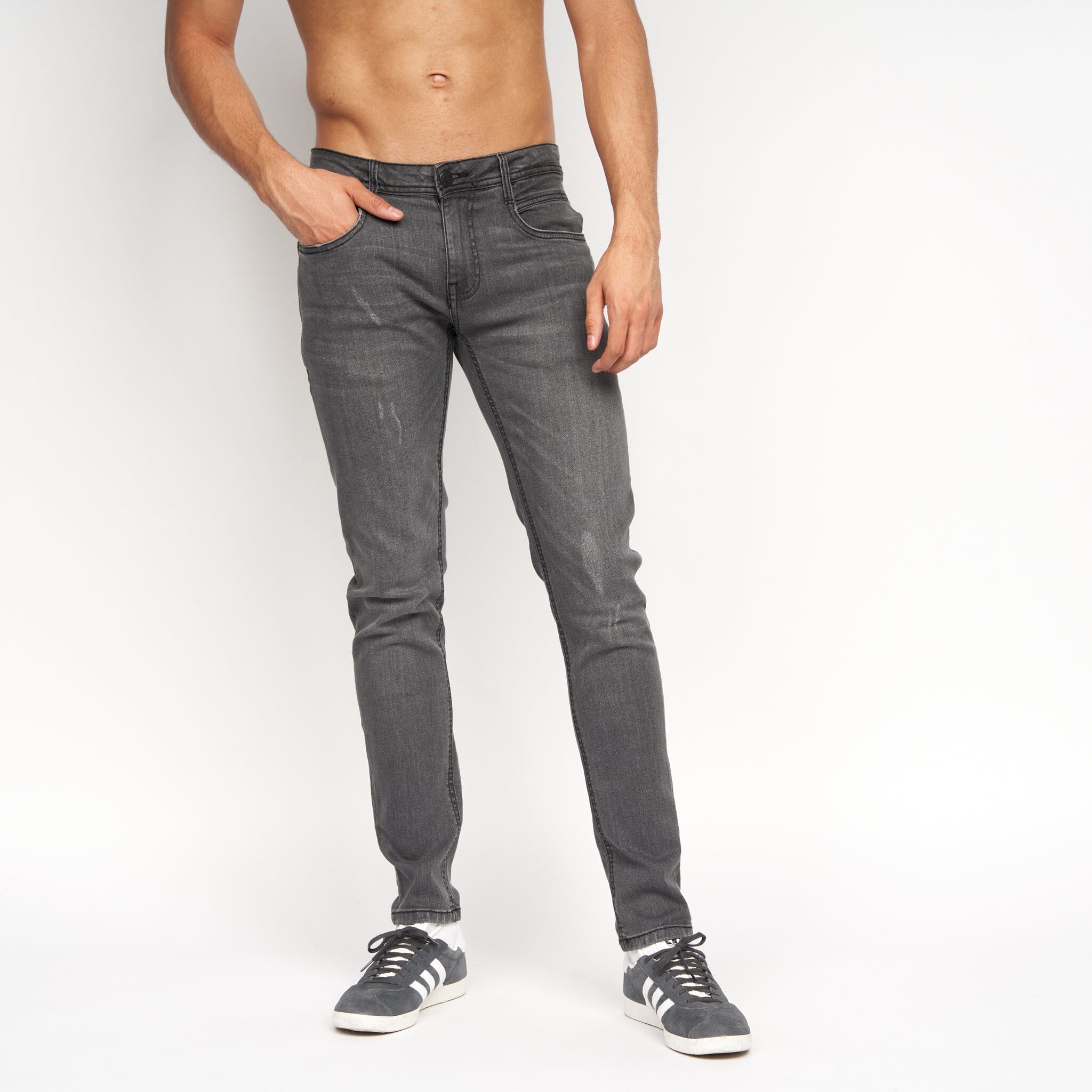 Tranfold Slim Fit Jeans Grey