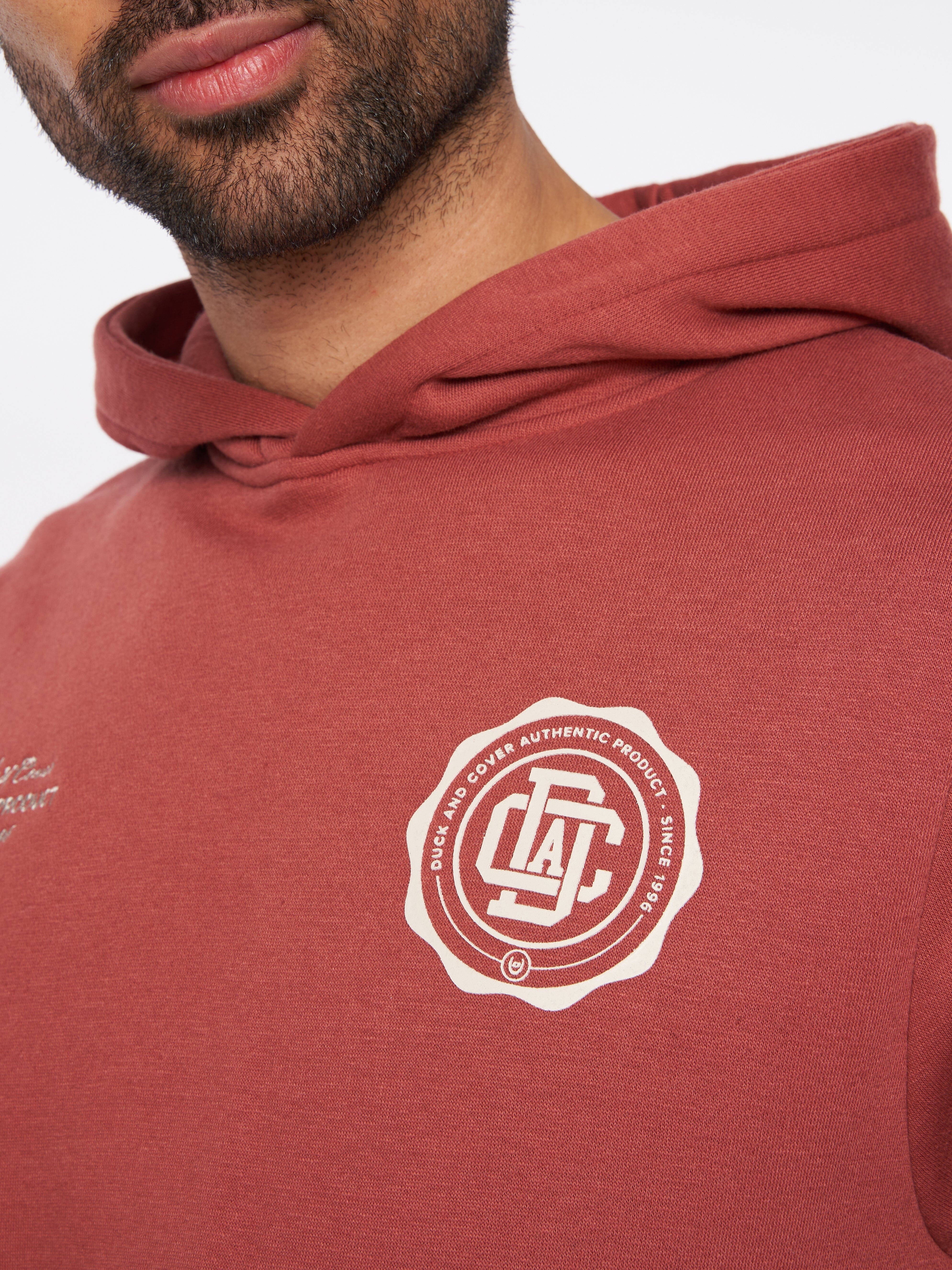 Keyaan Hoodie Red
