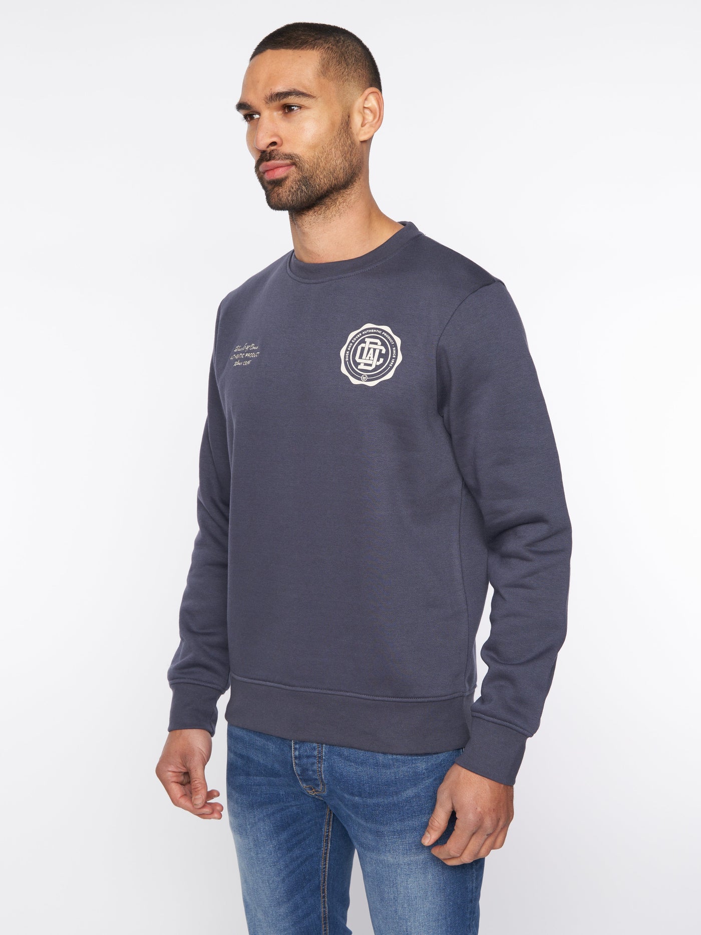 Keyaan Crew Sweat Navy