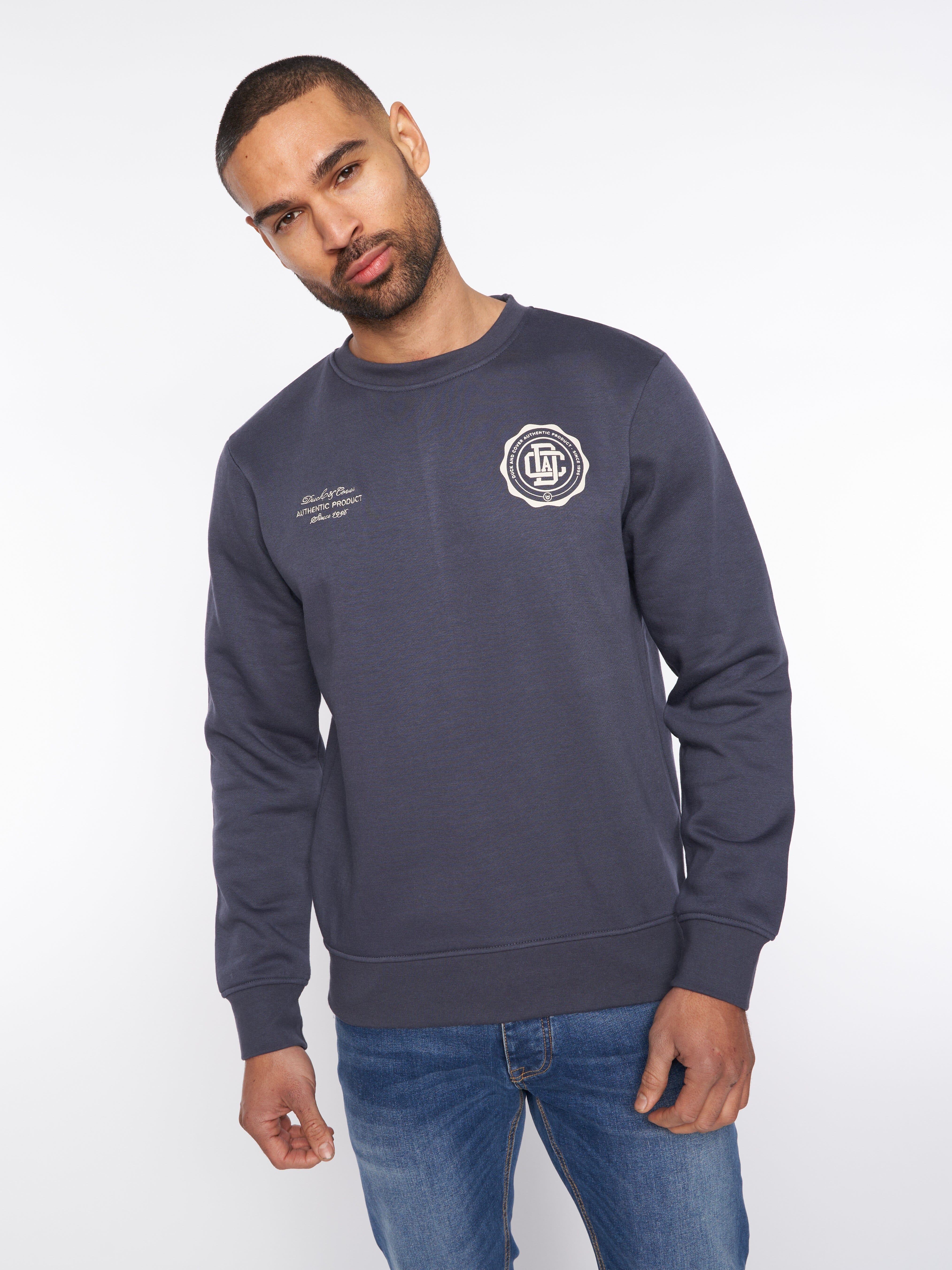 Keyaan Crew Sweat Navy