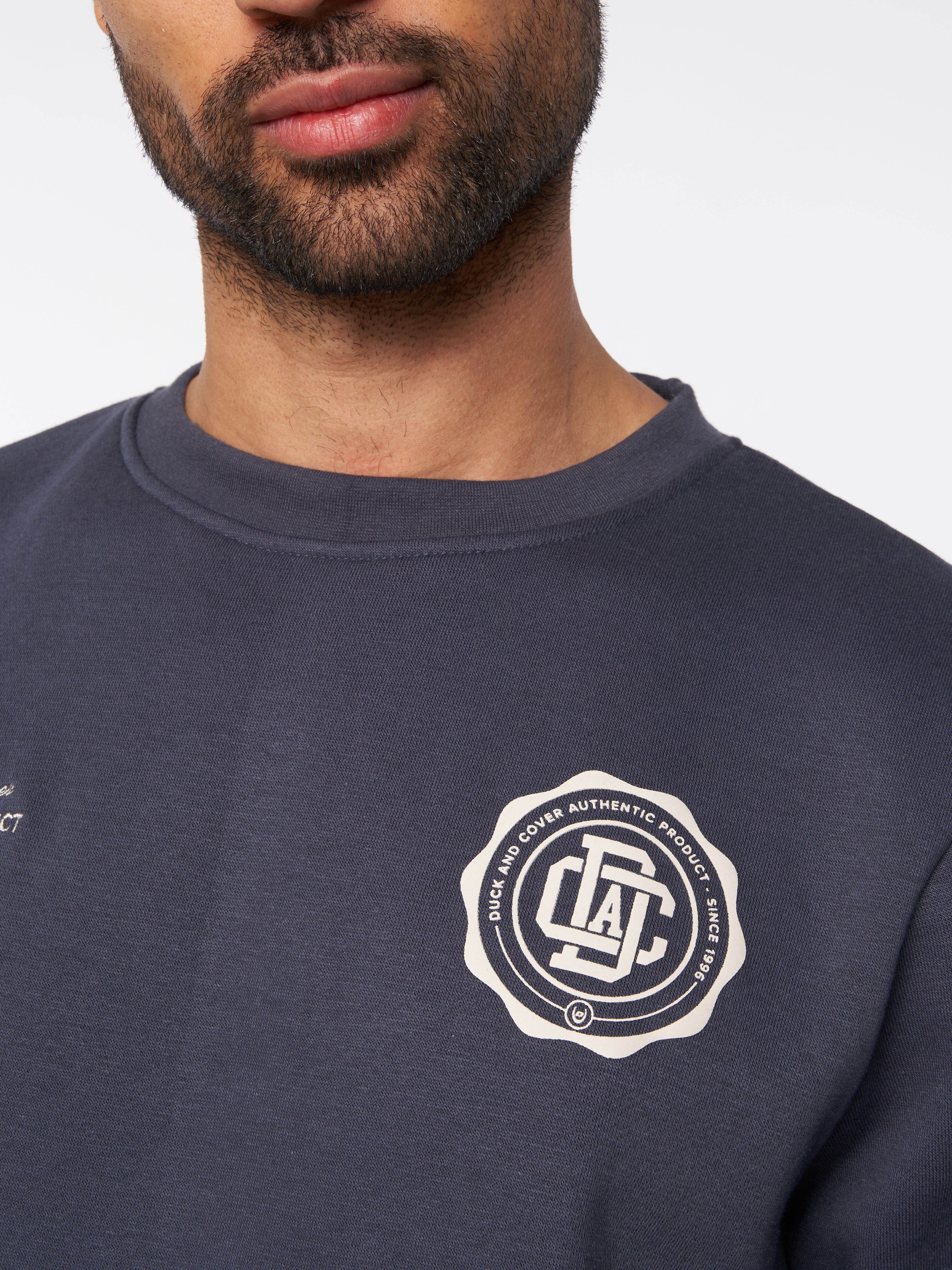 Keyaan Crew Sweat Navy