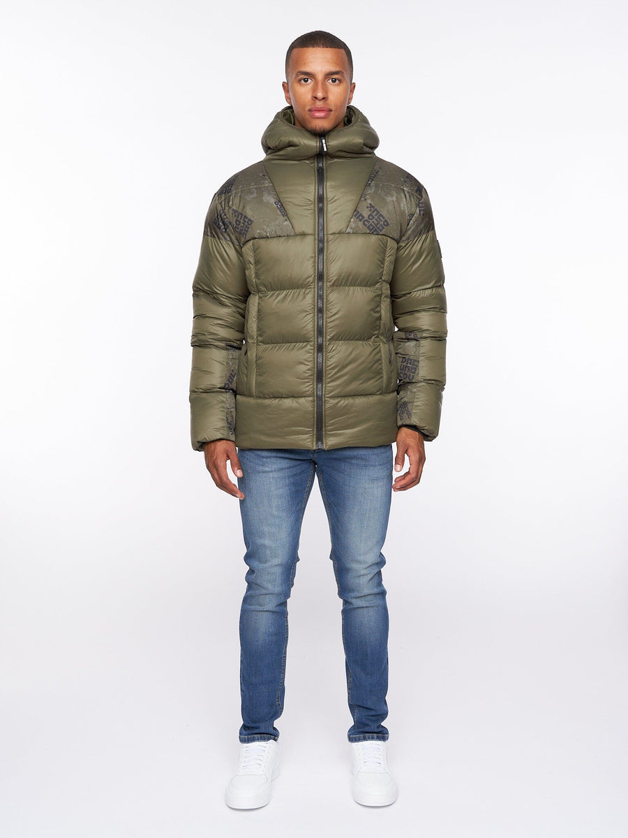 Ryebank Padded Jacket Olive Camo