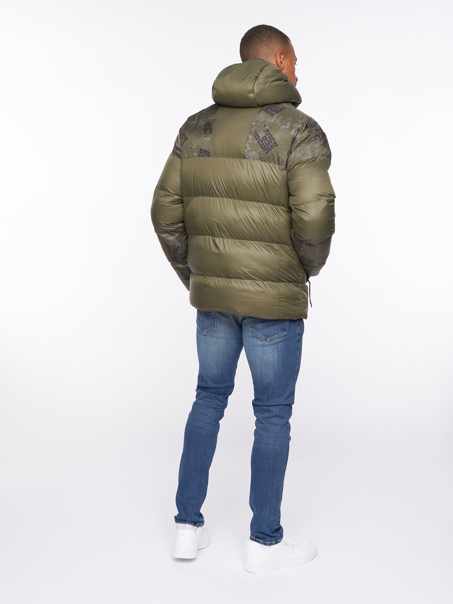 Ryebank Padded Jacket Olive Camo