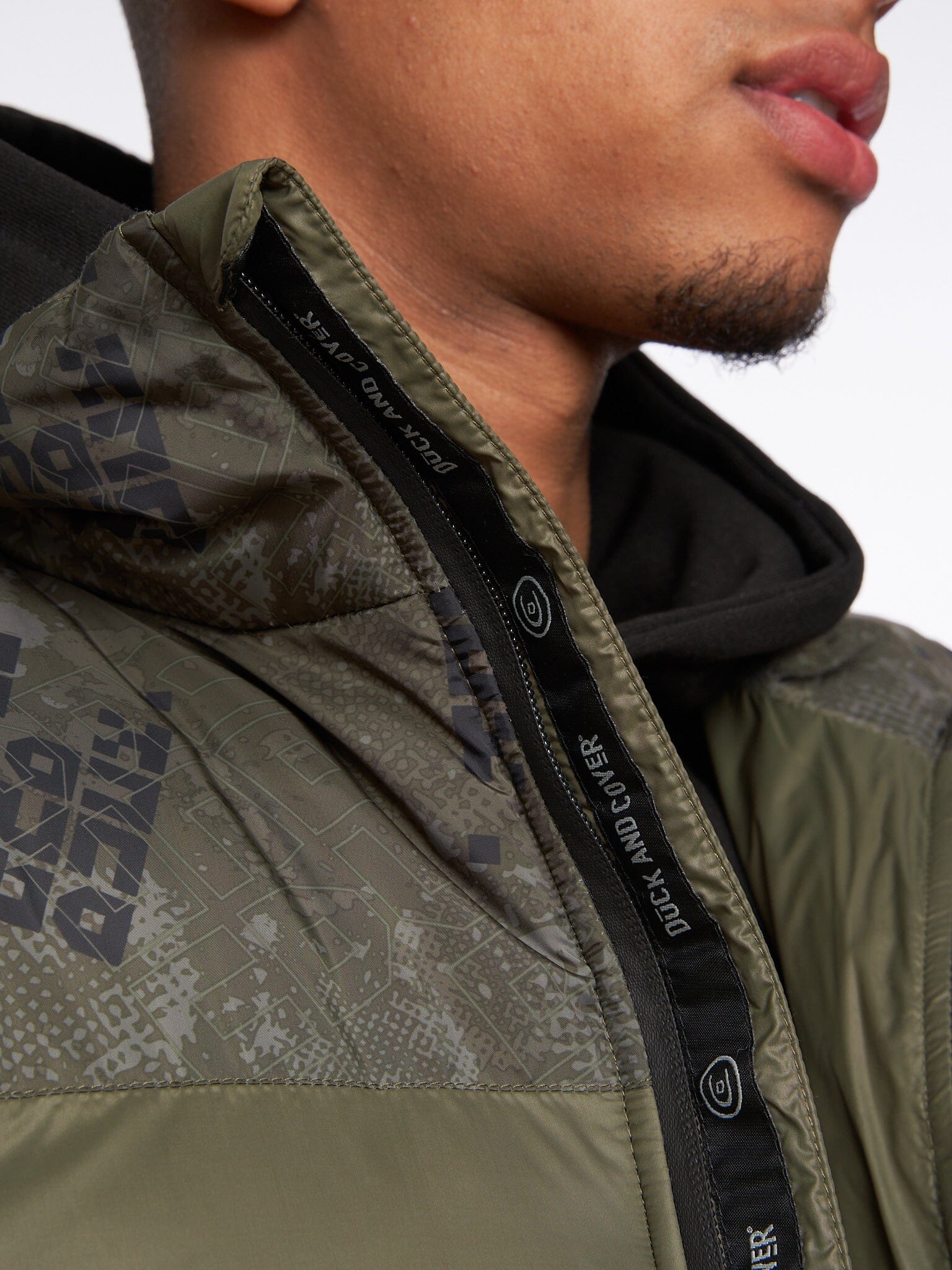 Romain Padded Gilet Olive Camo