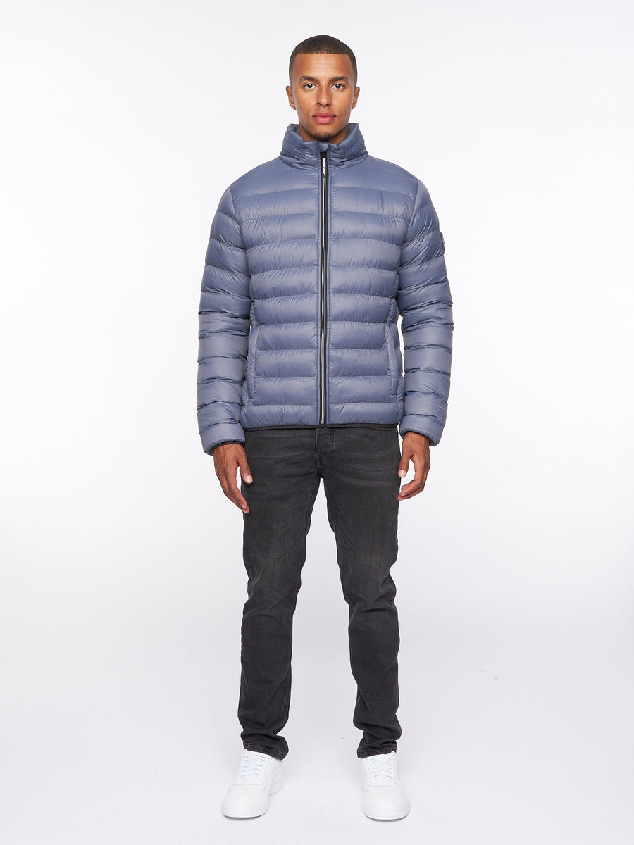 Mens Sheemy Padded Jacket Denim Blue