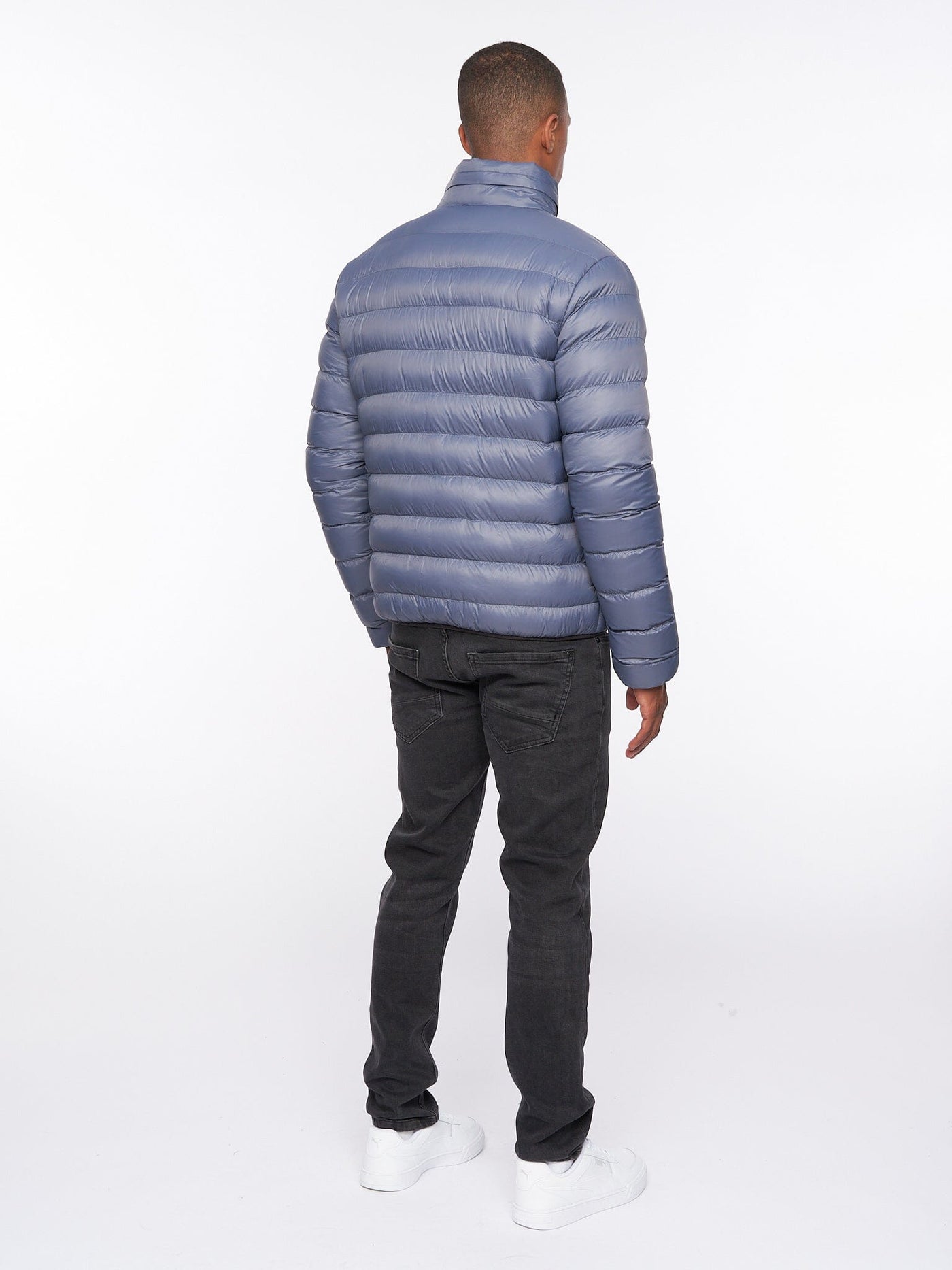 Mens Sheemy Padded Jacket Denim Blue