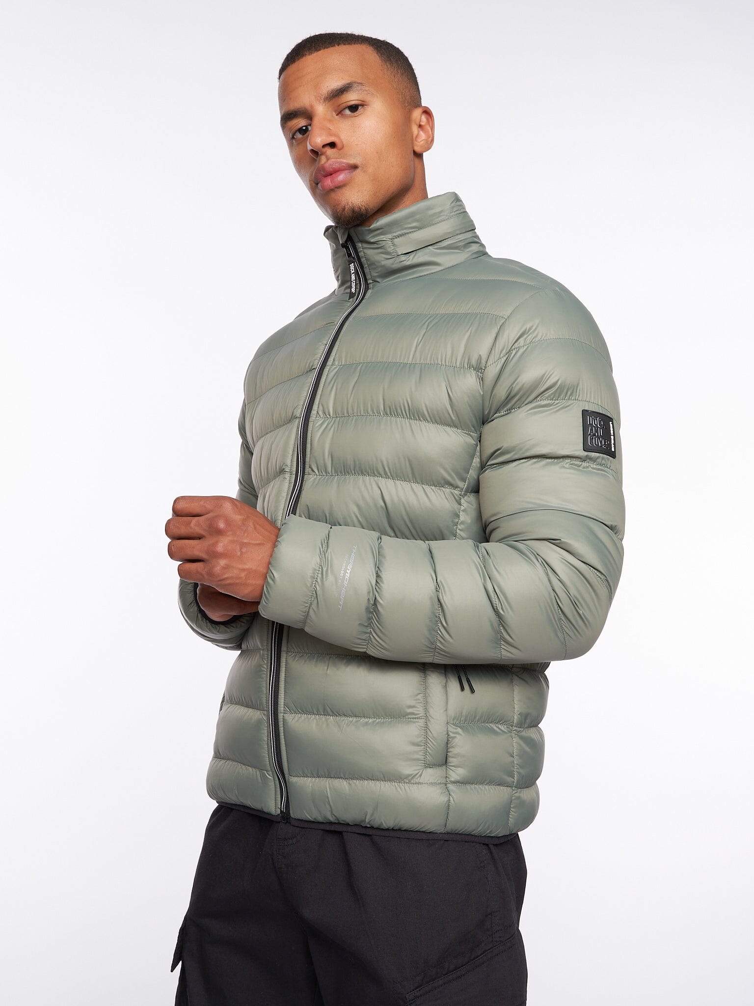 Mens Sheemy Padded Jacket Olive