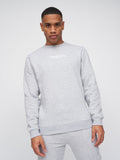 Melbray Crew Sweat & Jogger Set Grey Marl