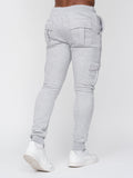 Melbray Crew Sweat & Jogger Set Grey Marl