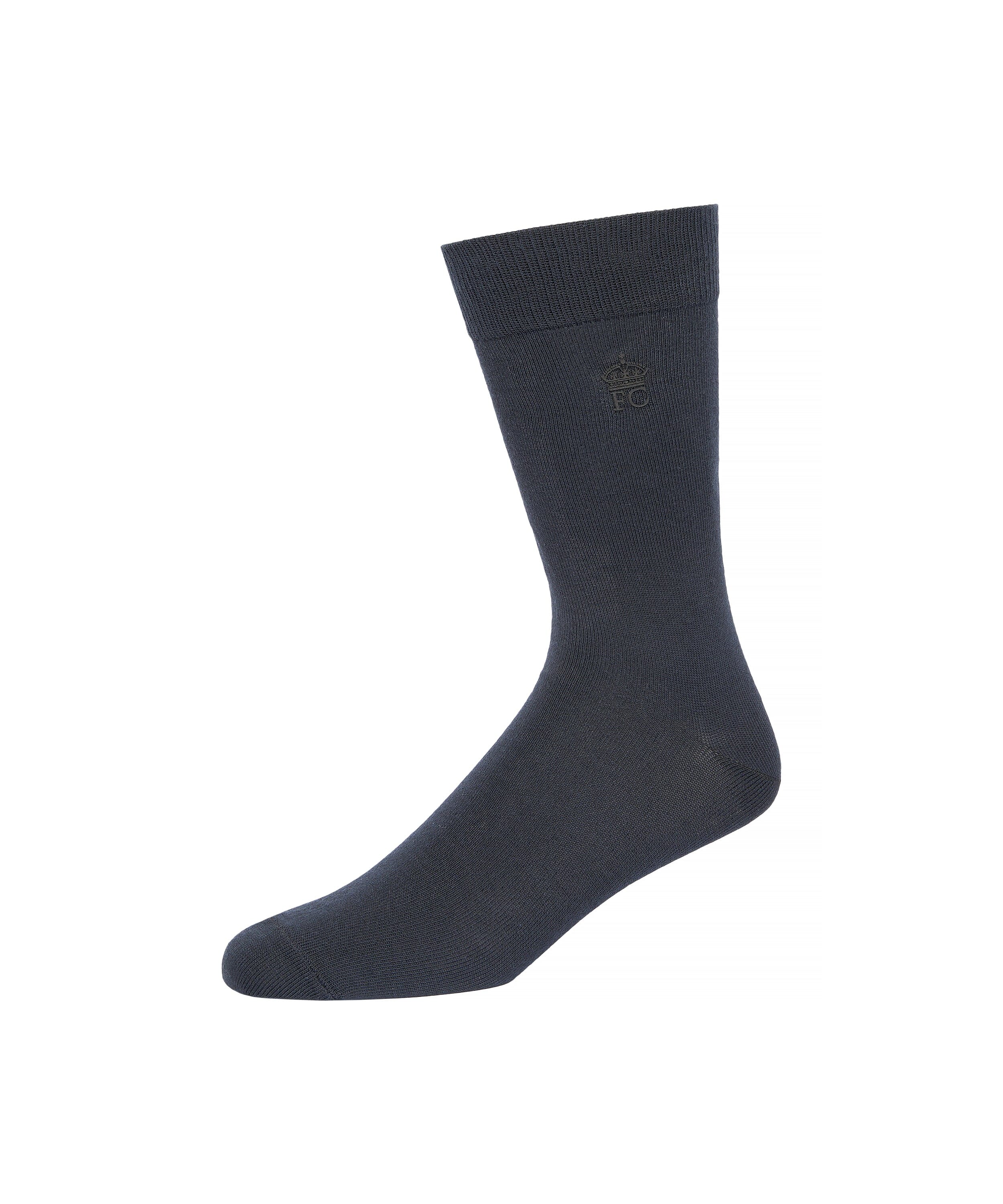 French Connection Argyle Socks 3pk Marine/Charcoal