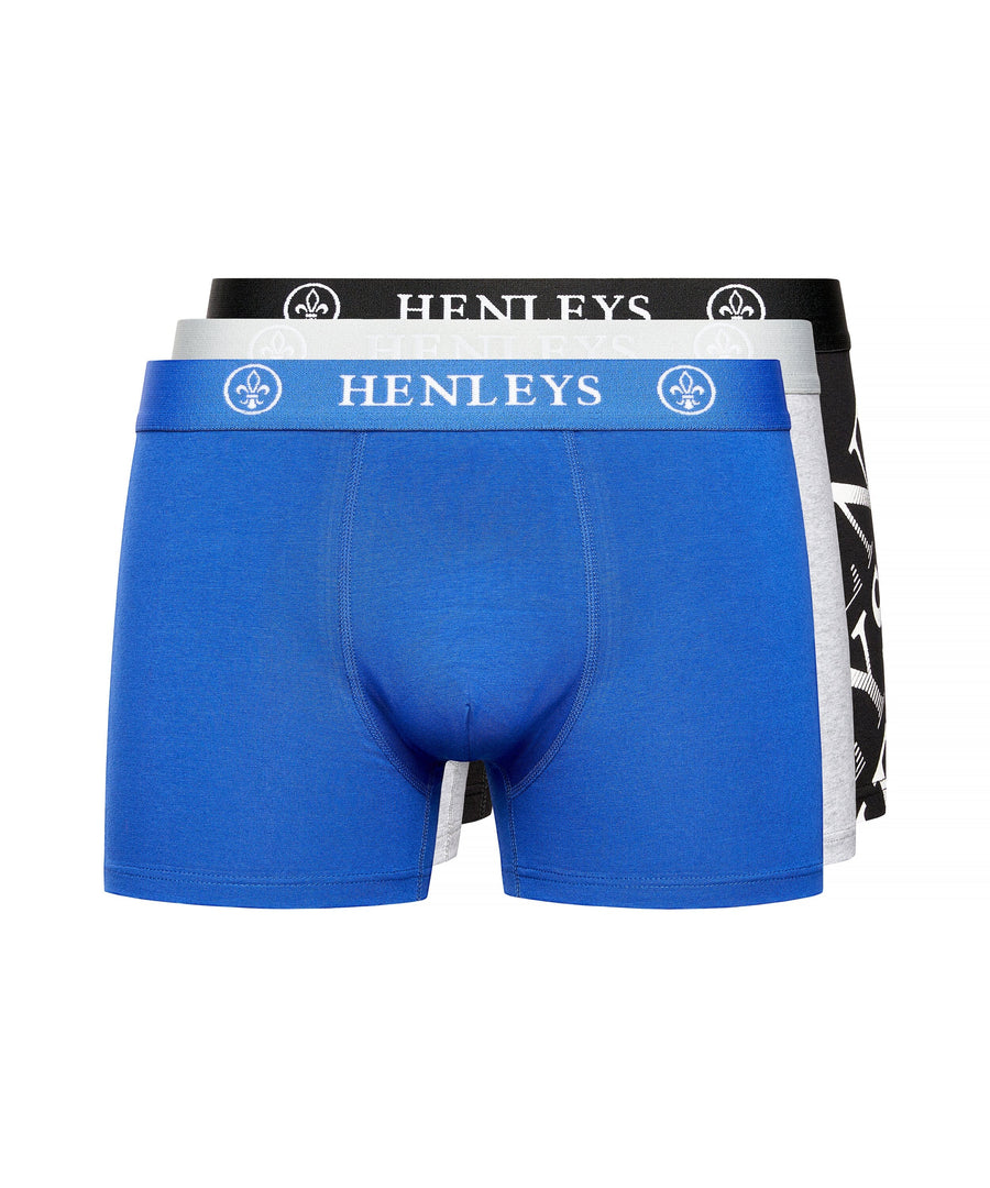 Henline Boxers 3pk Assorted