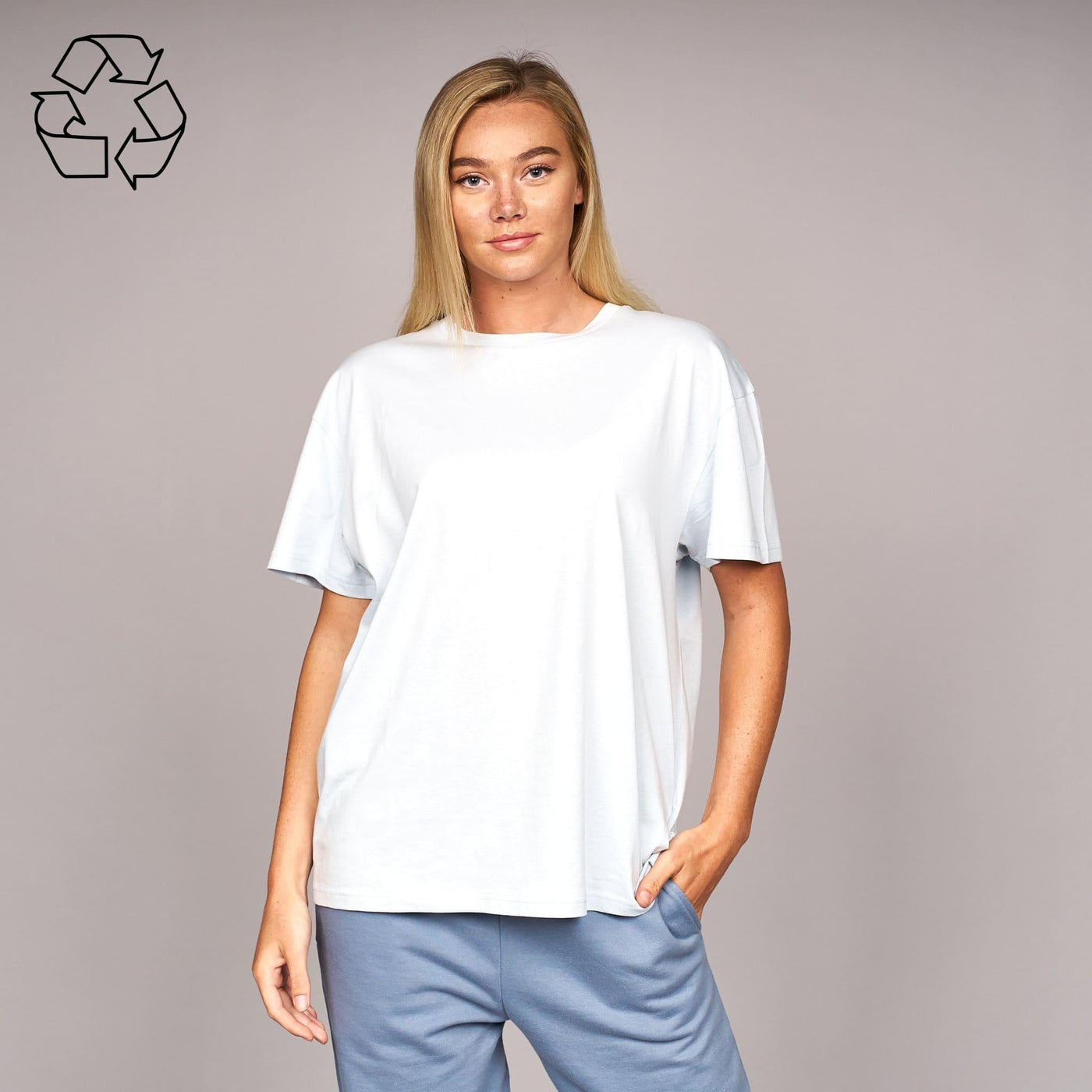 Juice Ladies Adalee T-Shirt Baby Blue