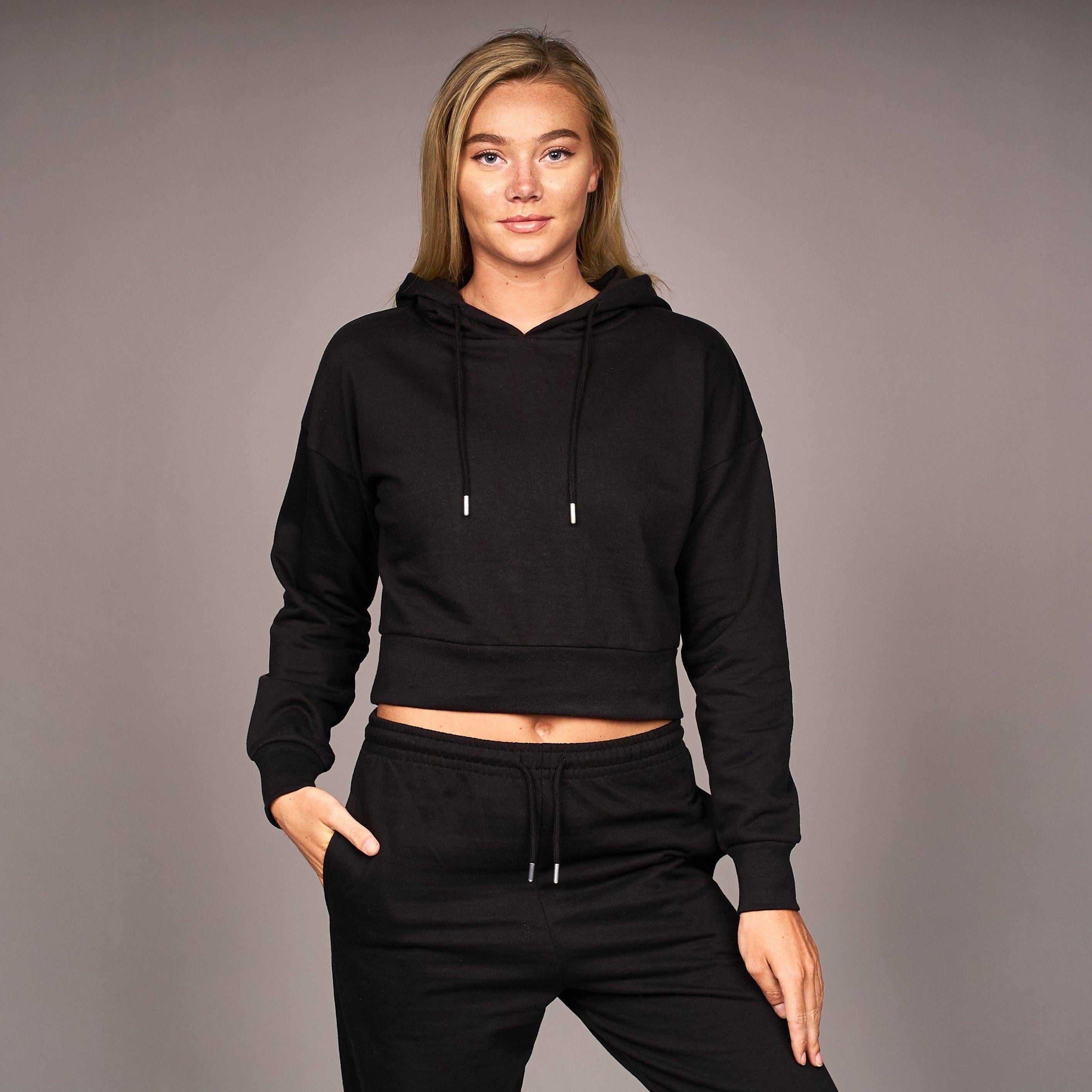 Juice Ladies Danica Crop Hoodie Black