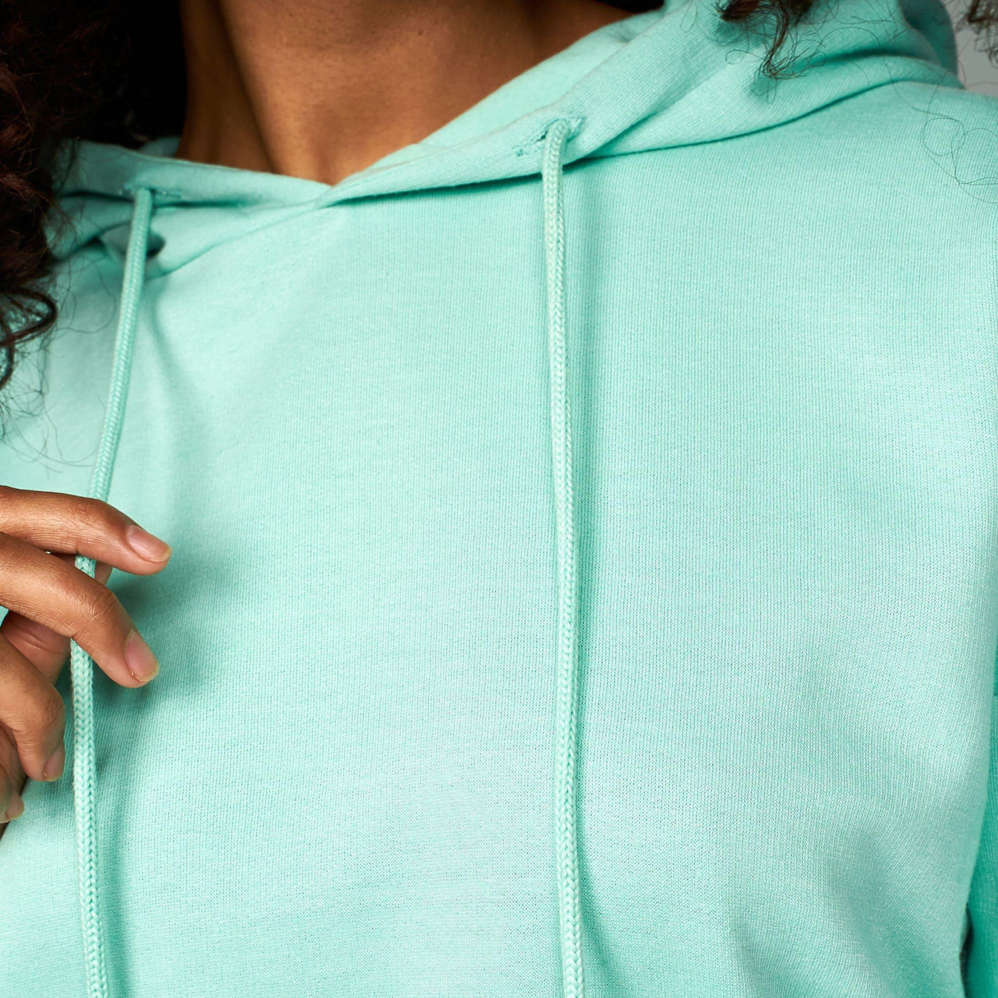 Juice Ladies Danica Crop Hoodie Mint Green
