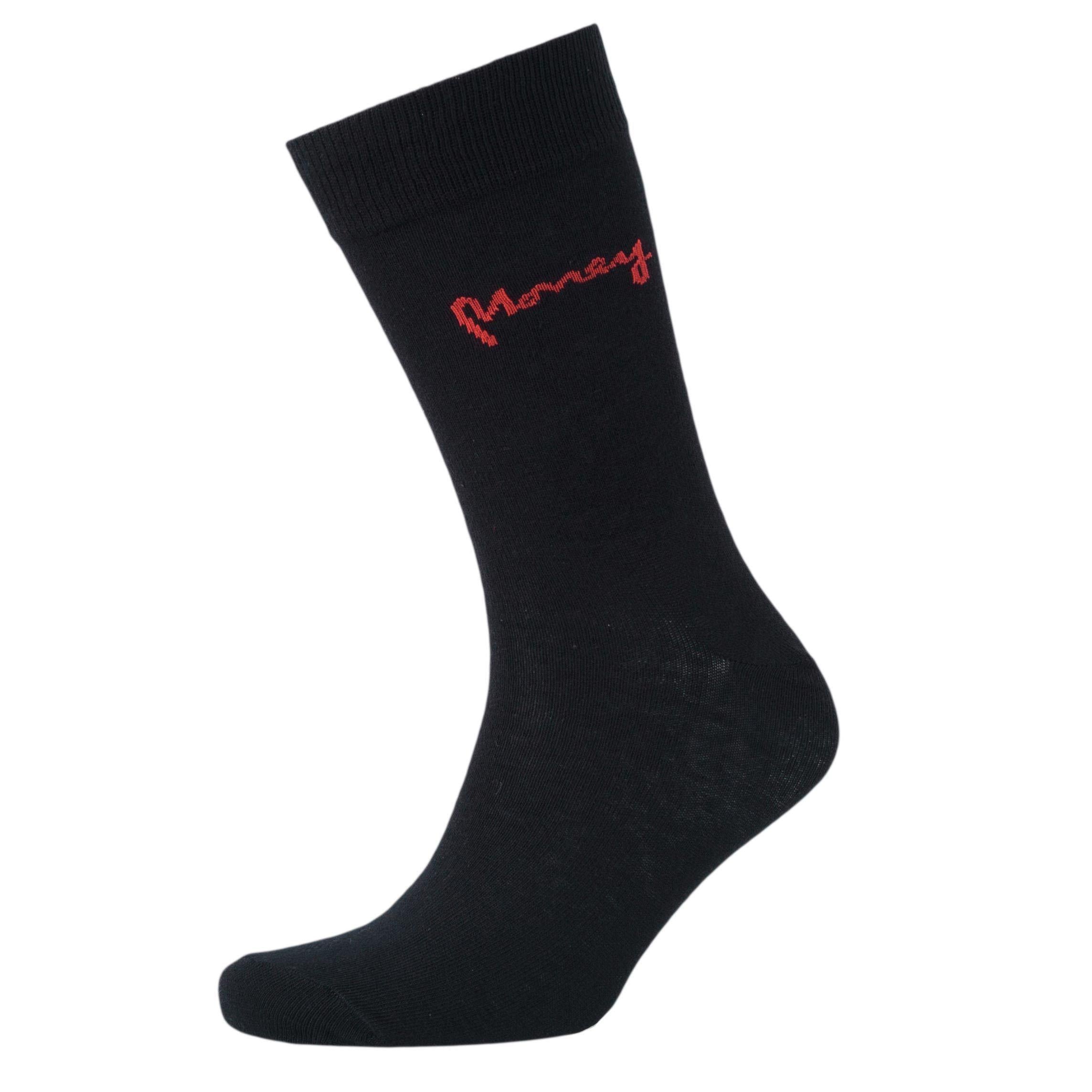 Money Mens Stripe Mix Sig Socks 3pk - Black Assorted