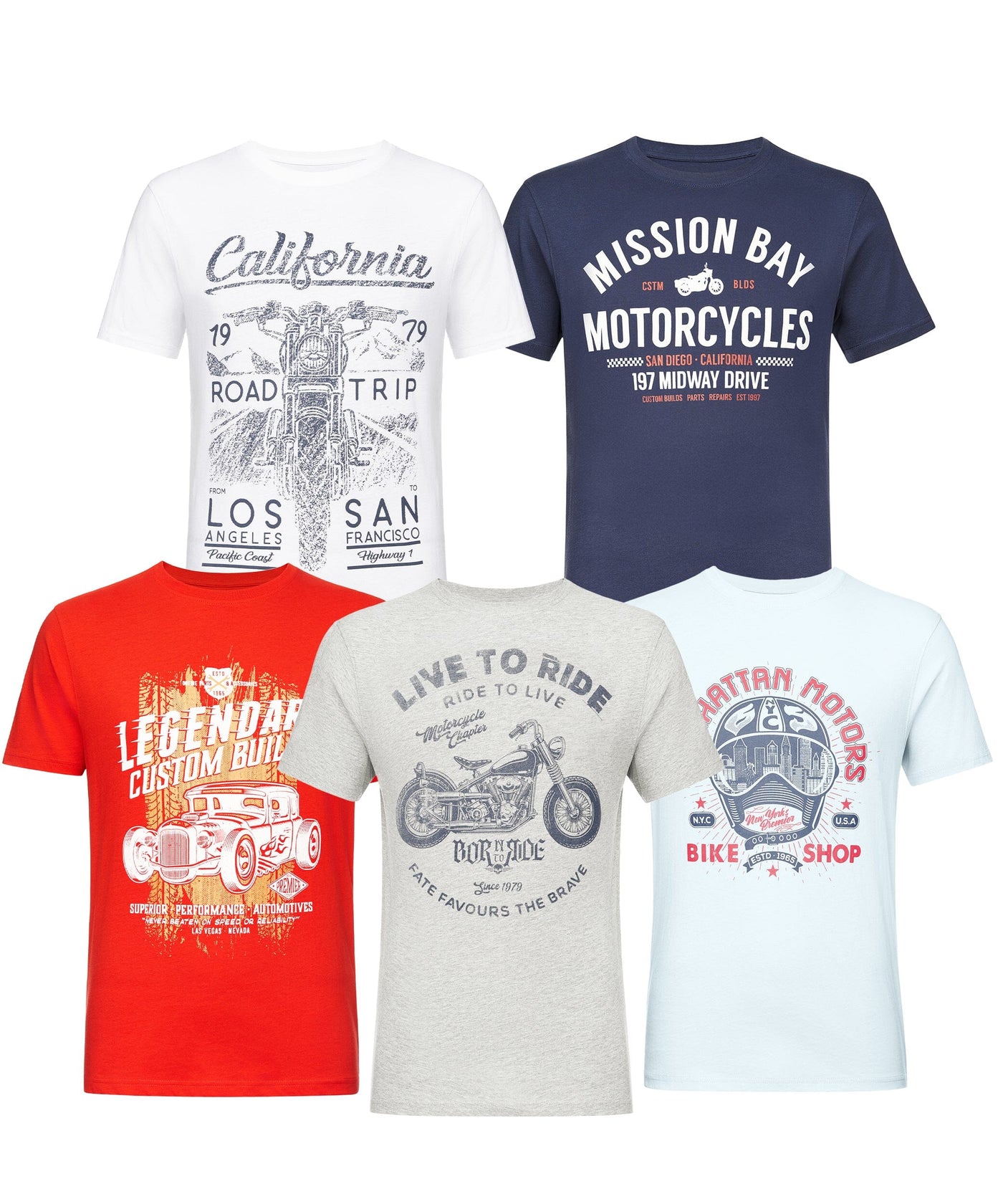 Nikodem T-Shirt 5pk Assorted