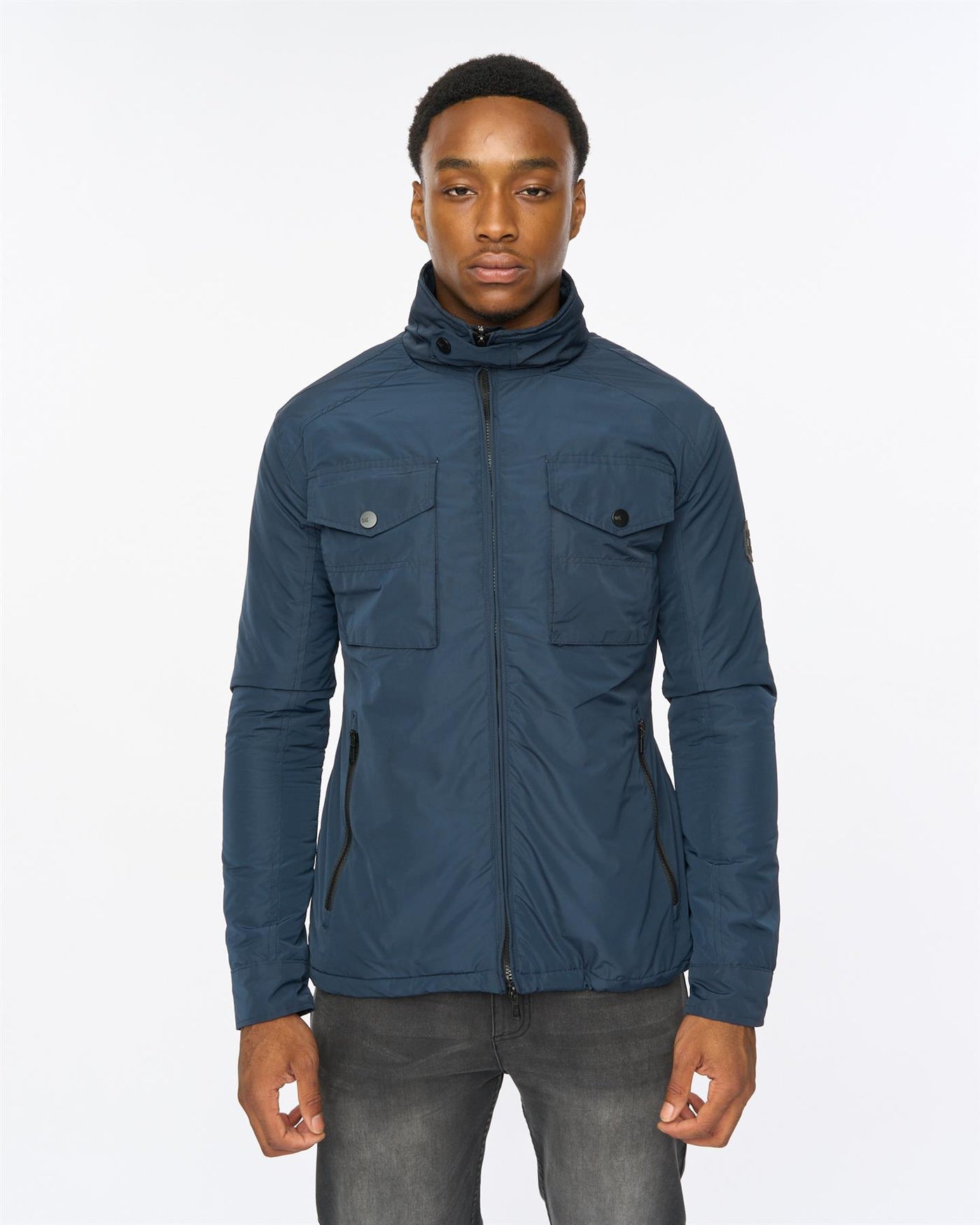 Mens Blensons Padded Jacket Navy