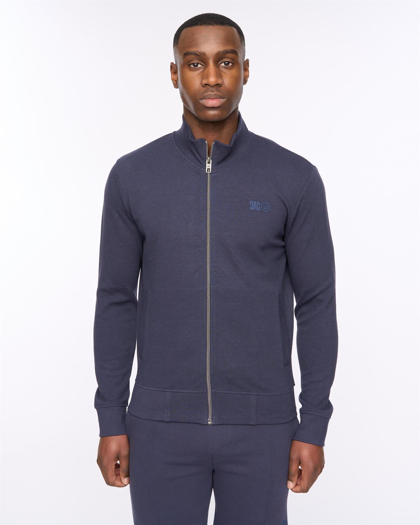 Mens Hannings Zip Thru & Joggers Set Dark Navy