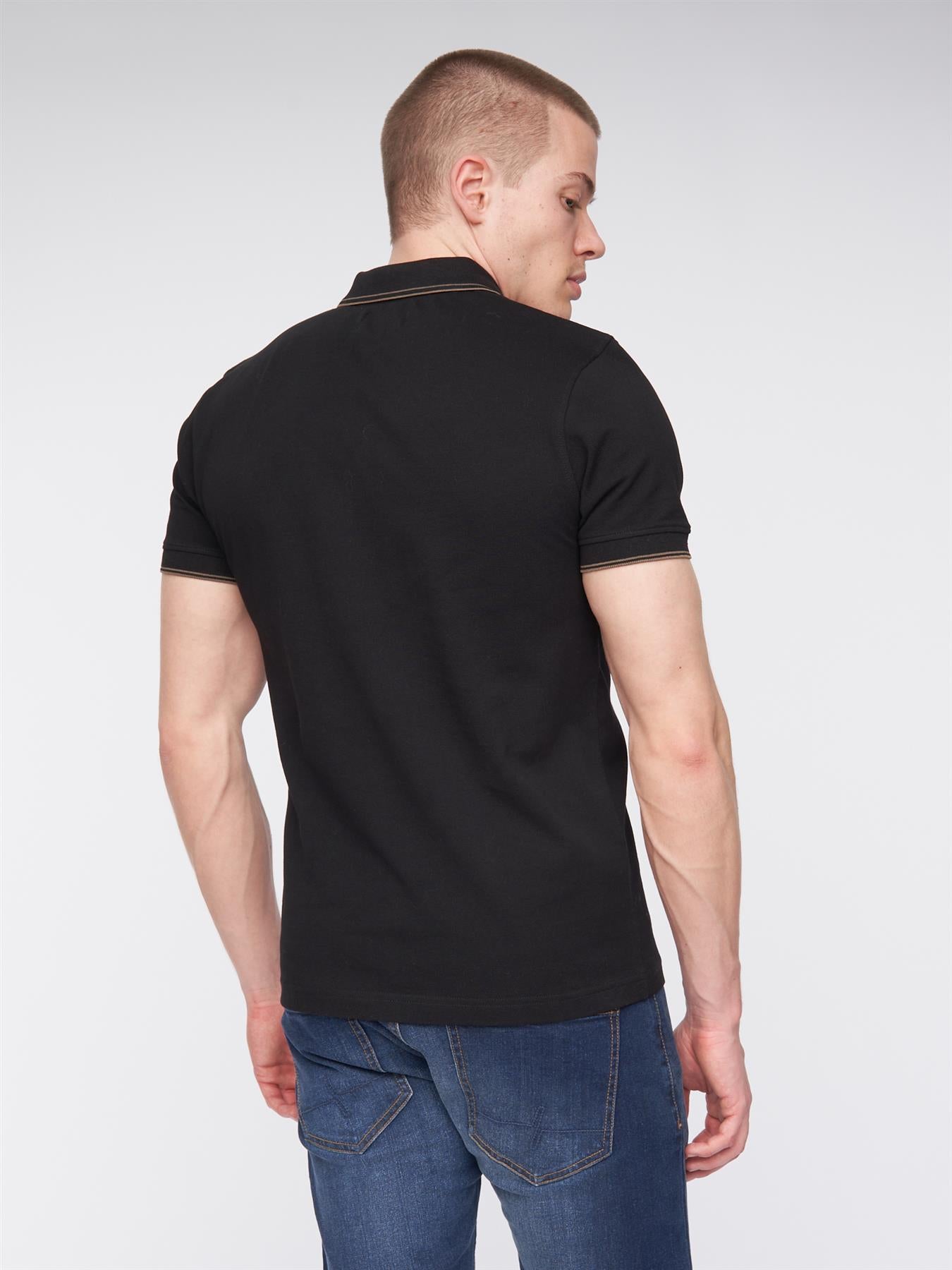 Mens Henflare Polo Black