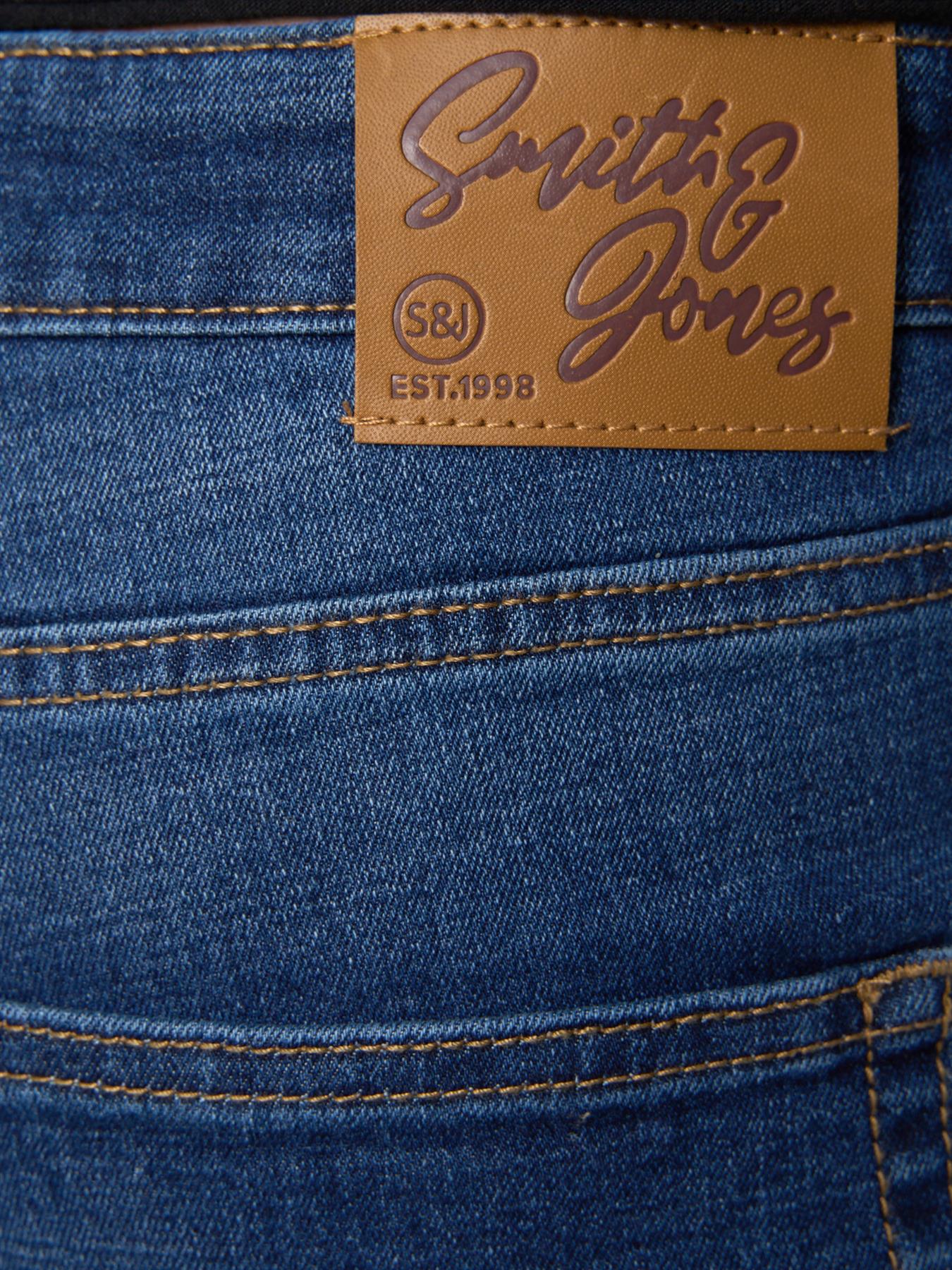 Mens Nezzy Straight Leg Jeans Stone Wash