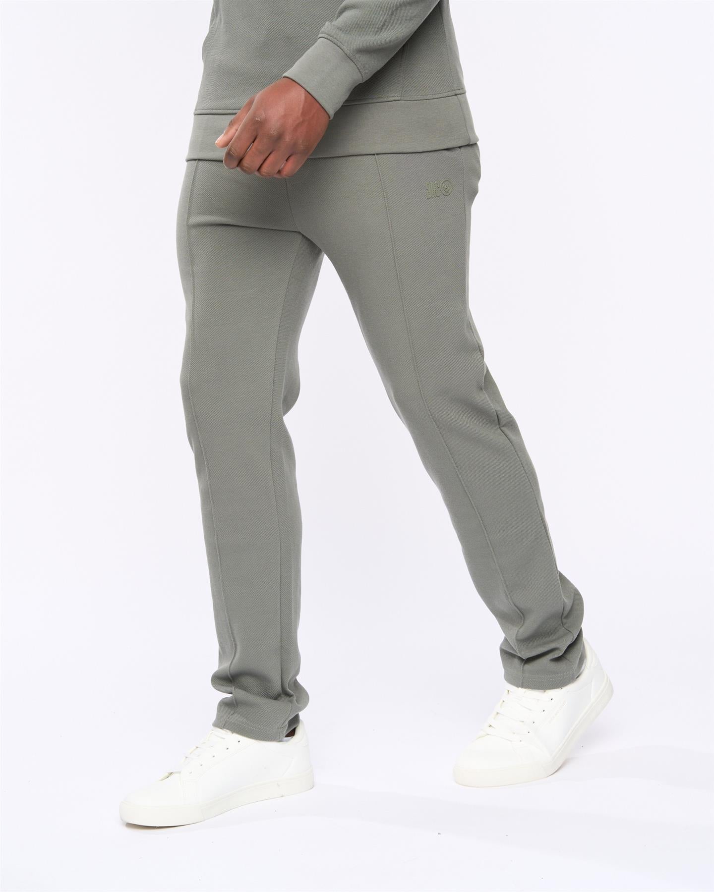 Mens Hannings Zip Thru & Joggers Set Olive