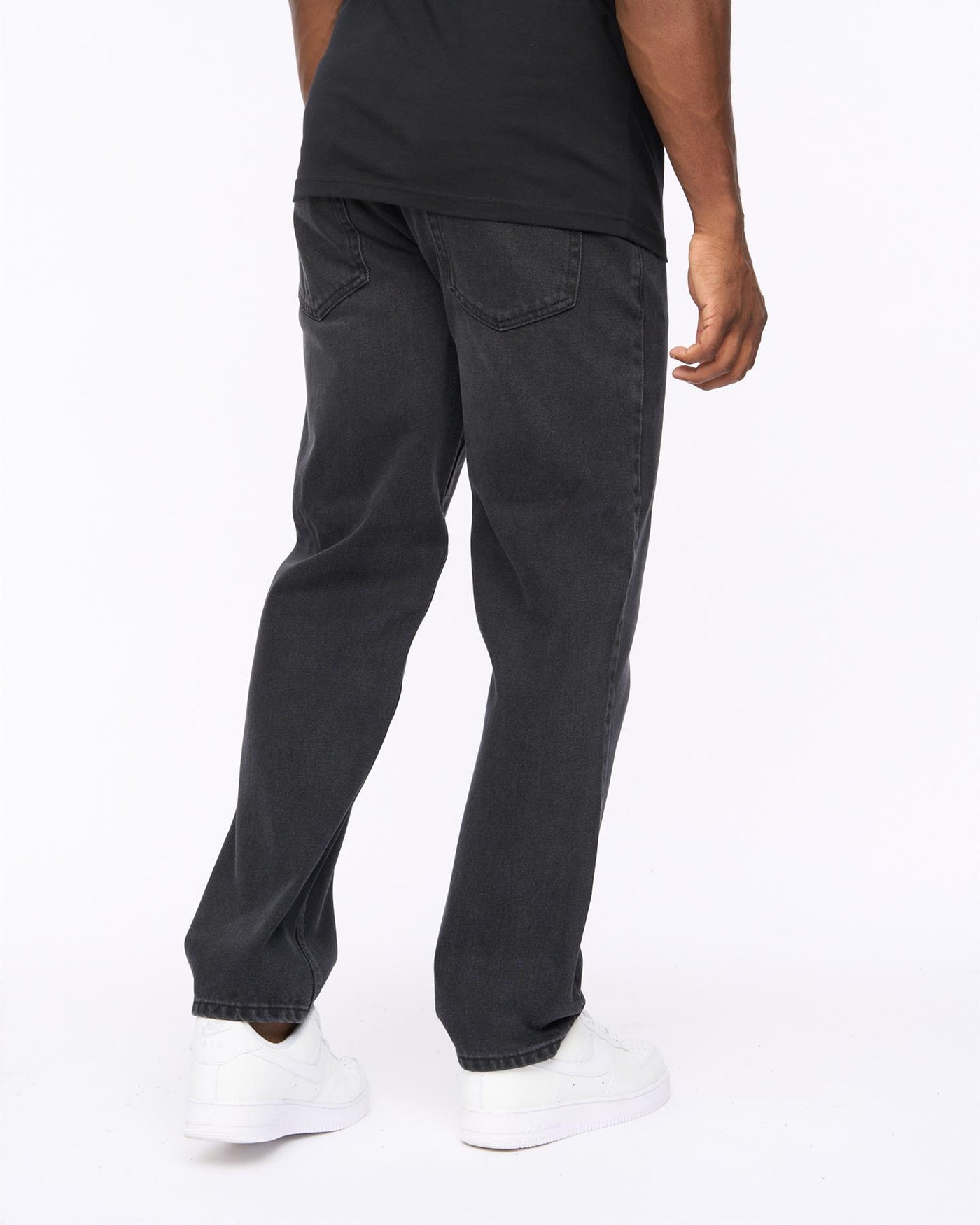 Mens Tillman Baggy Jeans Black Wash