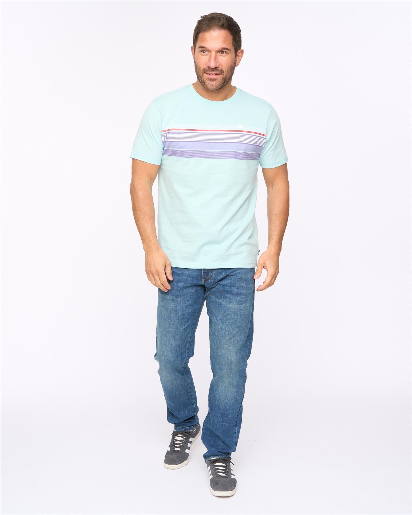 Mens Laylen T-Shirt Duck Blue