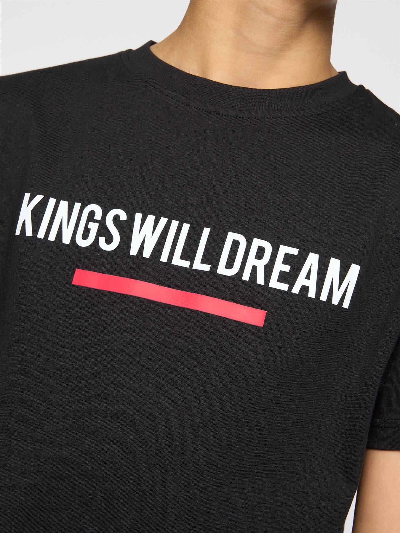 Kids Boys Dollar Bills T-Shirt Black