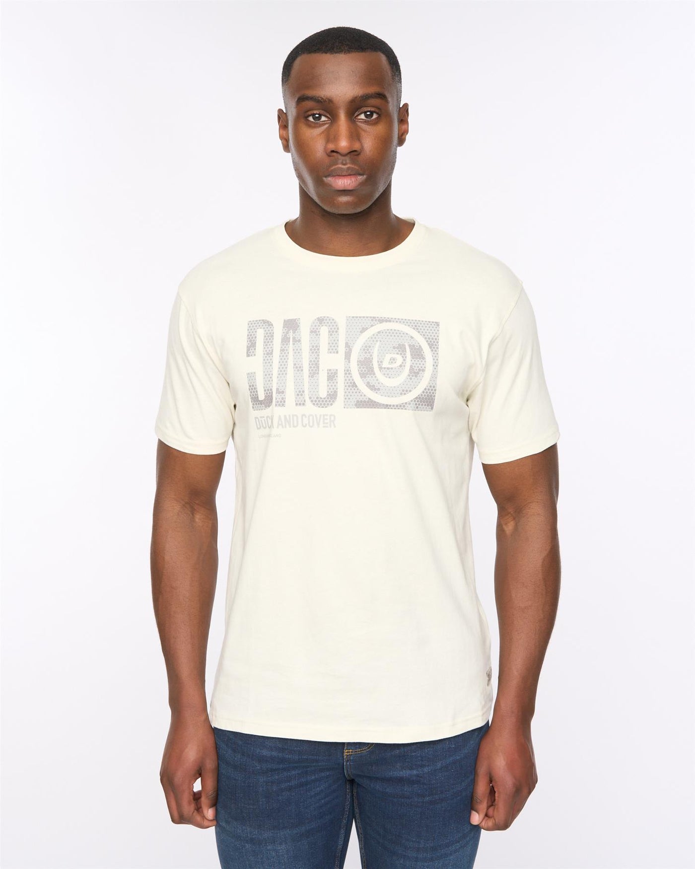 Mens Hexocamo T-Shirt Off White