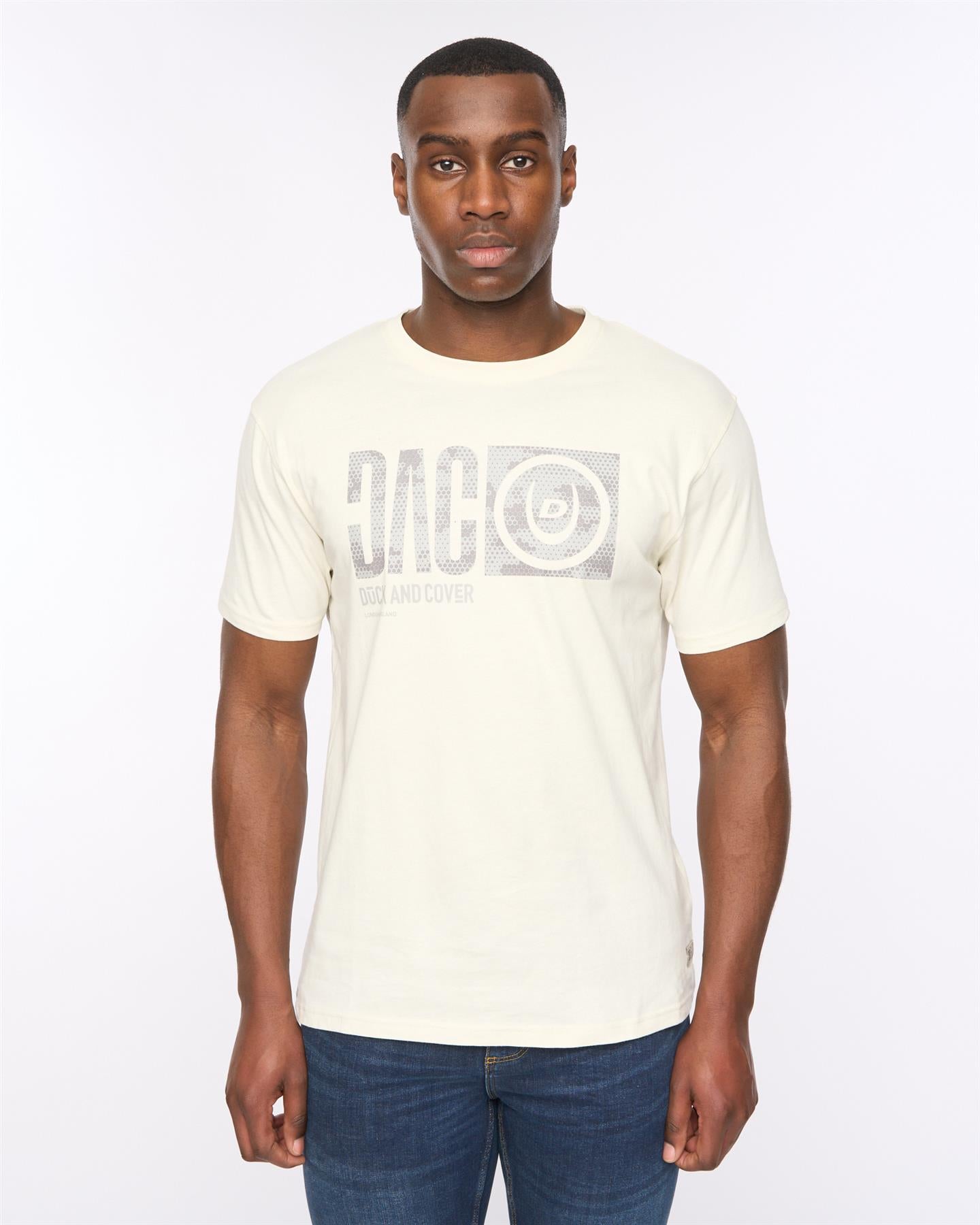 Mens Hexocamo T-Shirt Off White