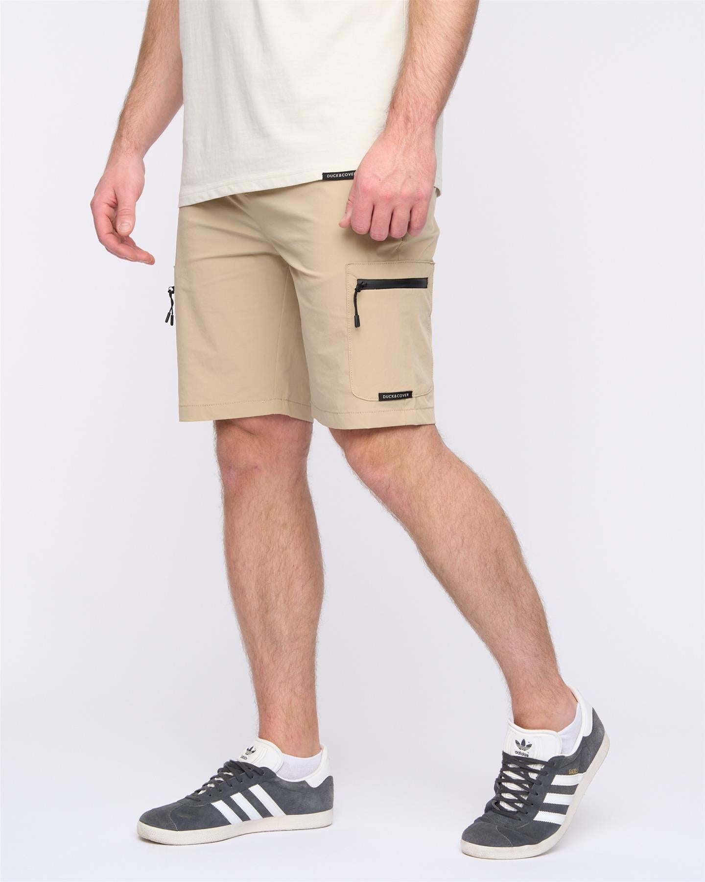 Mens Puretore Shorts Stone