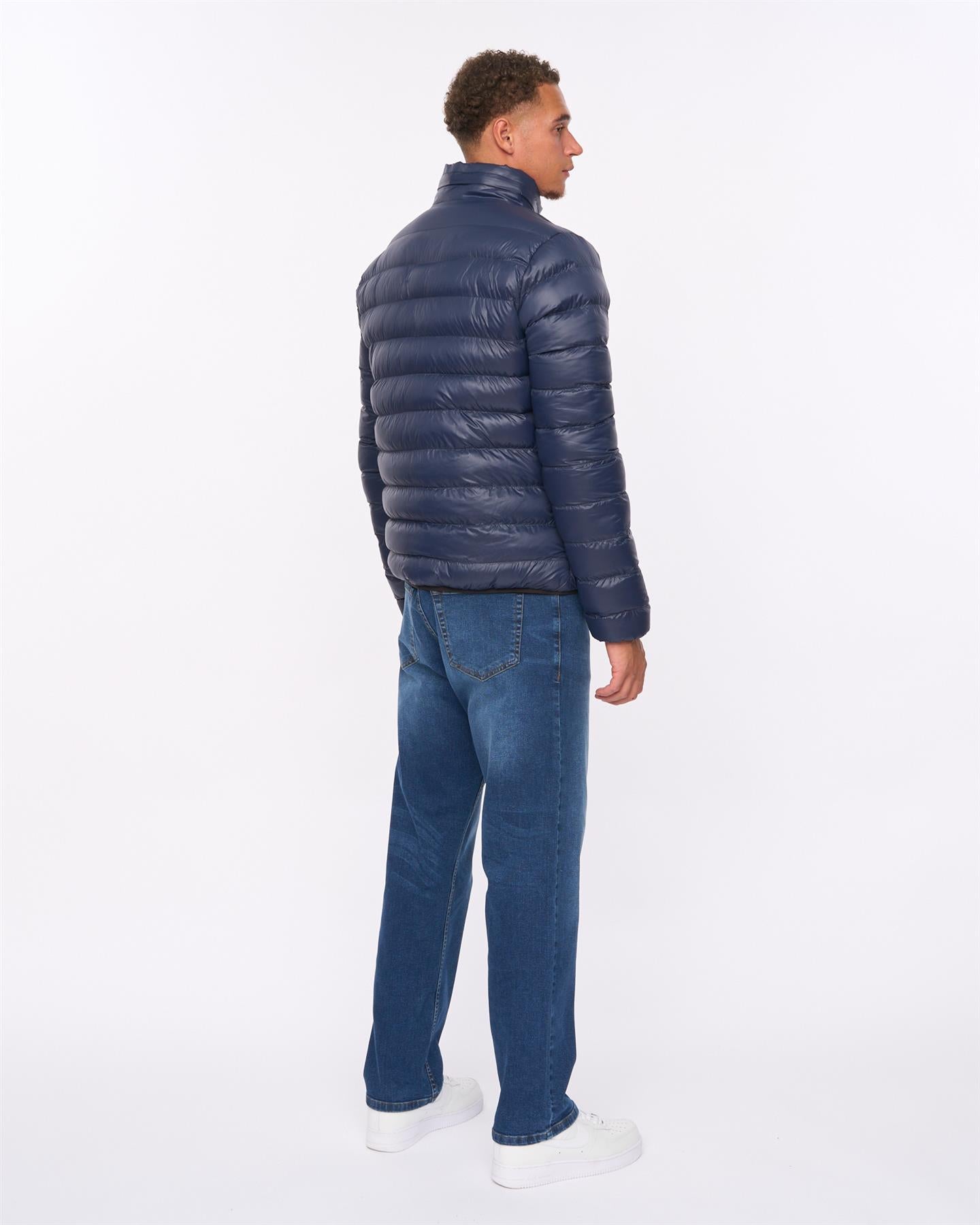 Mens Shemmy Two Quilted Jacket Navy
