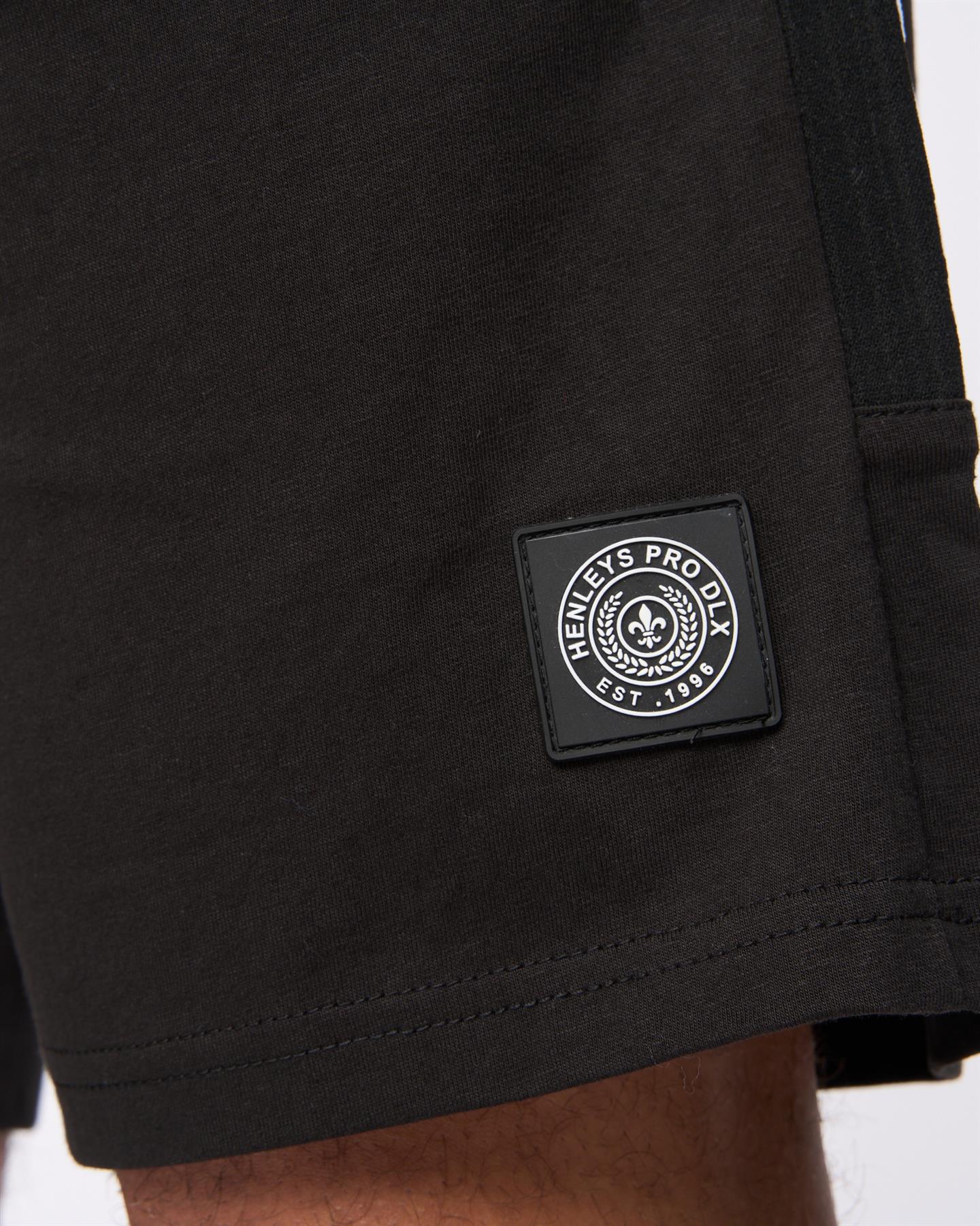 Mens Henjaque T-Shirt/Shorts Set Black